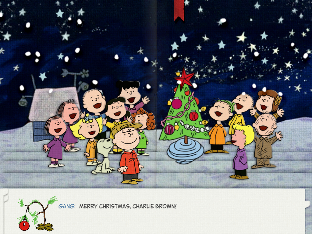 Charlie Brown Christmas Background