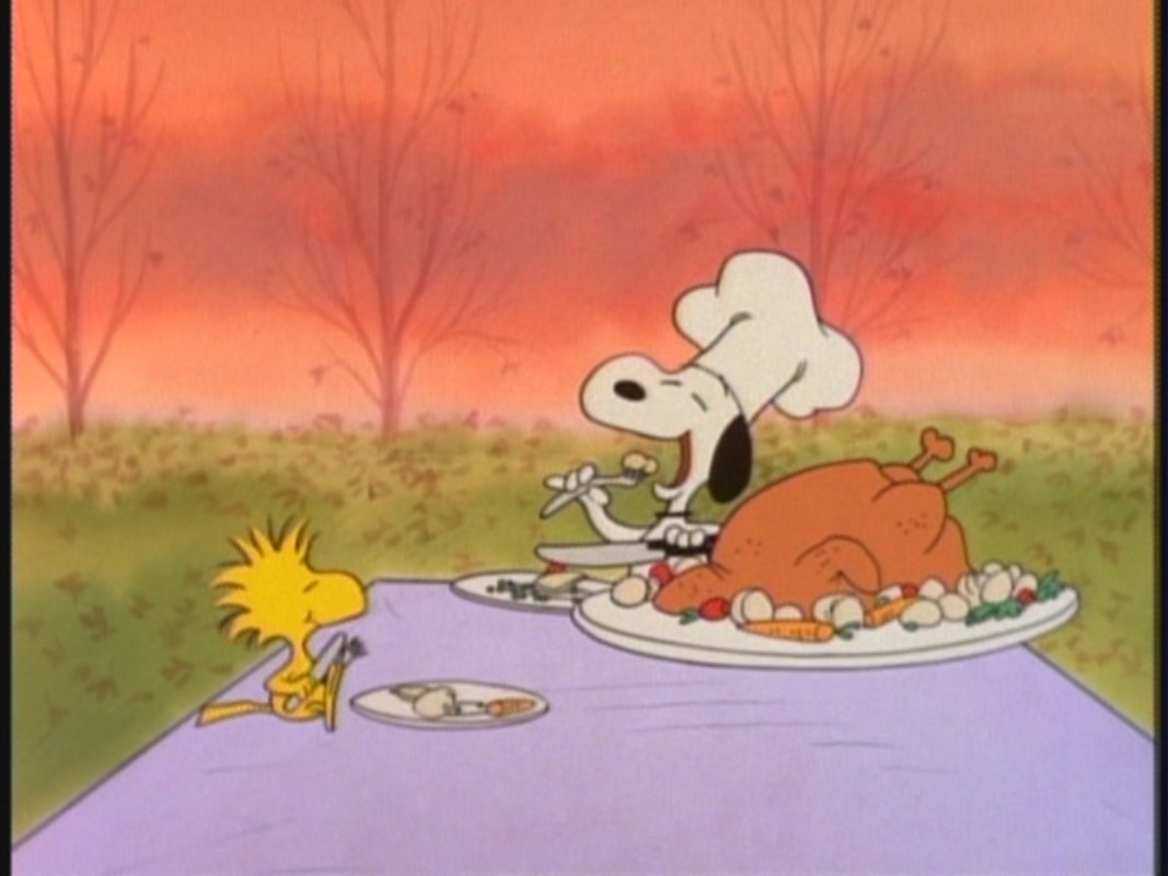 Charlie Brown Thanksgiving Background