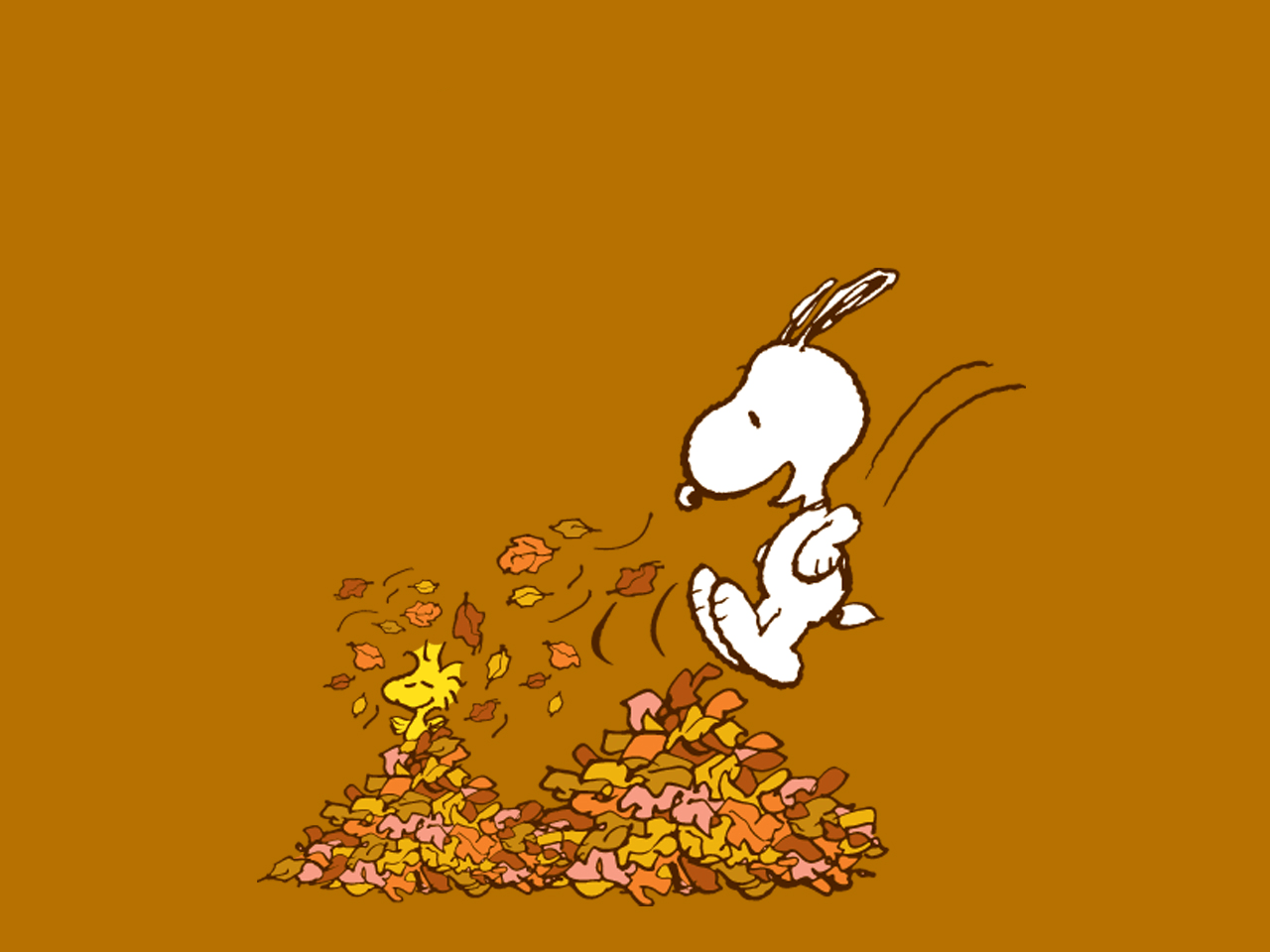 Charlie Brown Thanksgiving Background