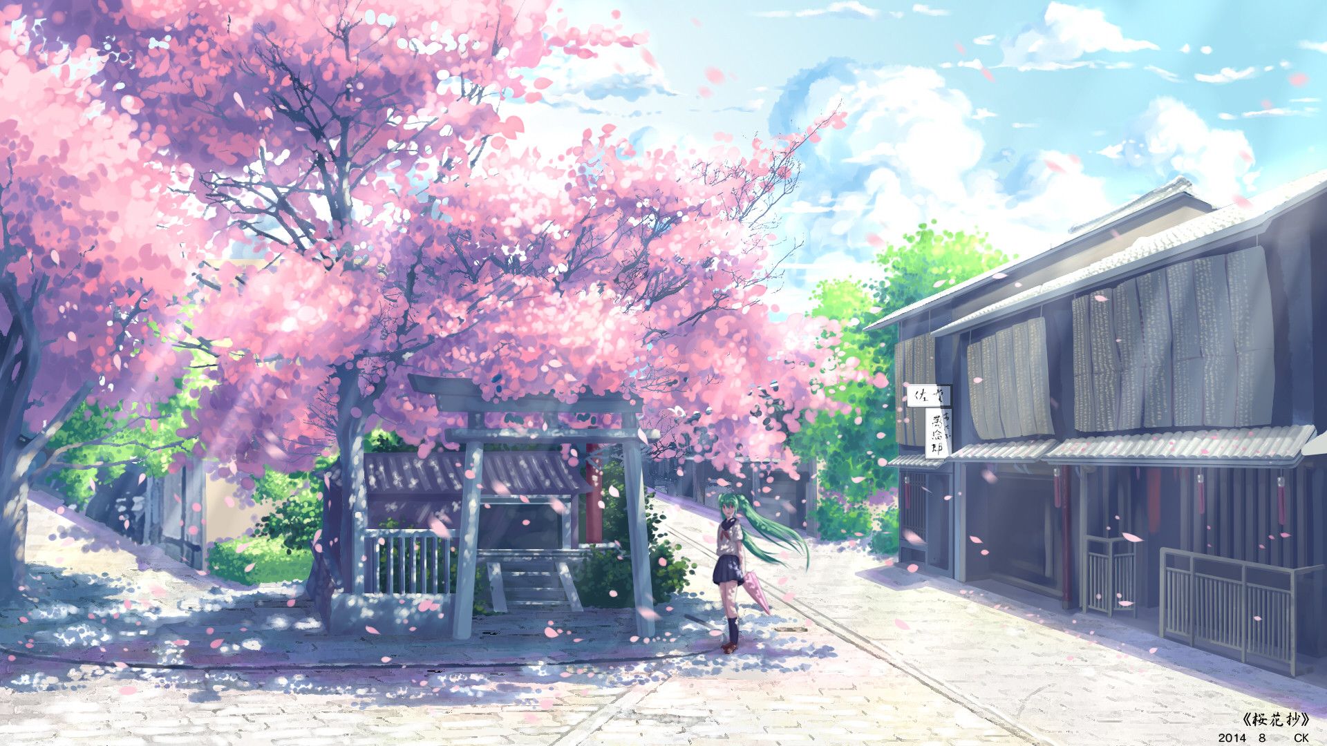 Cherry Blossom Anime Wallpapers