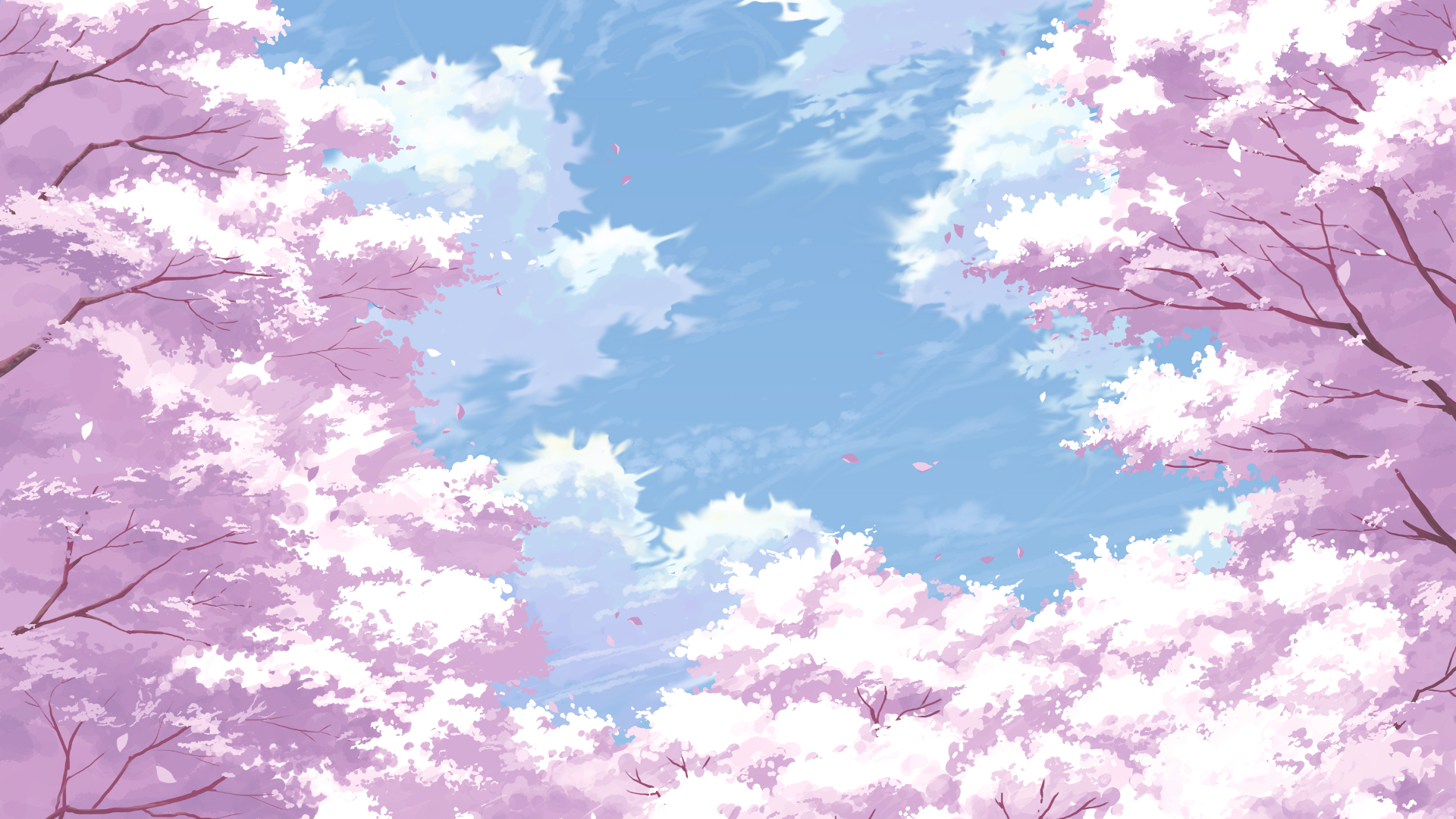 Cherry Blossom Tree Anime Wallpapers