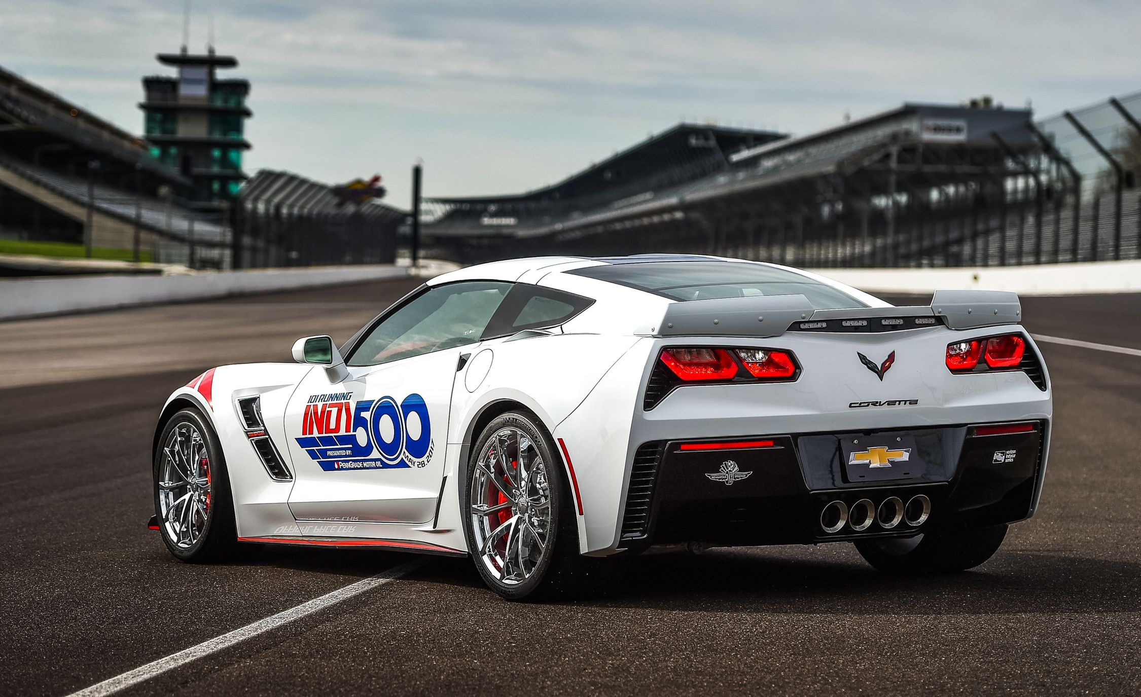 Chevrolet Corvette Grand Sport Indy 500 Pace Car Wallpapers