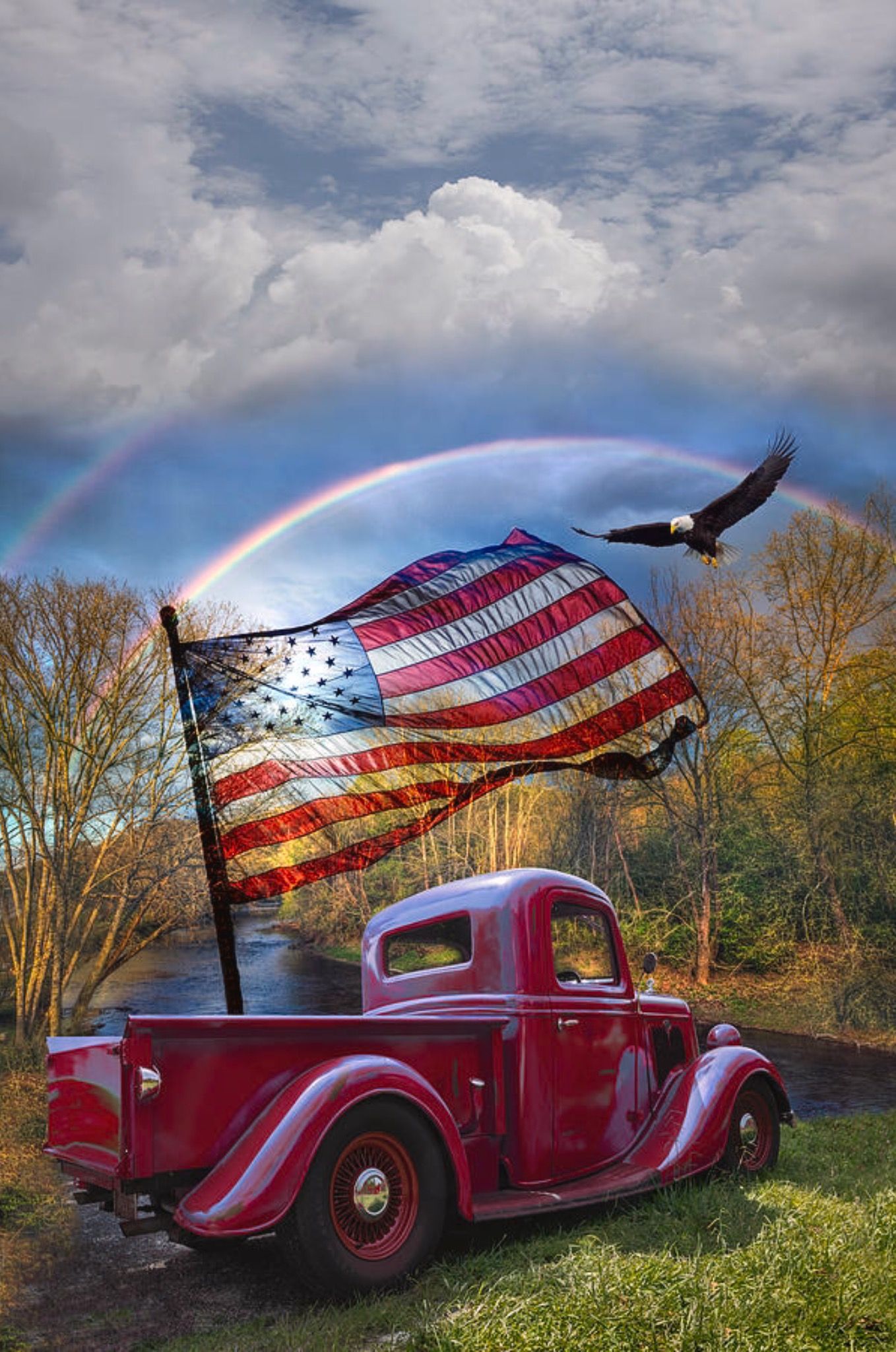 Chevy American Flag Wallpapers