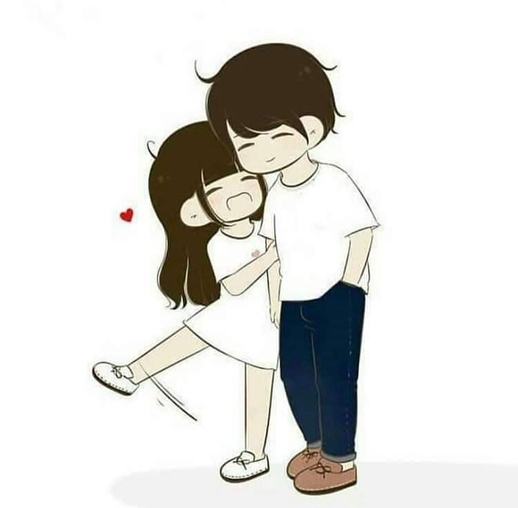 Chibi Cute Couple Cartoon Wallpapers