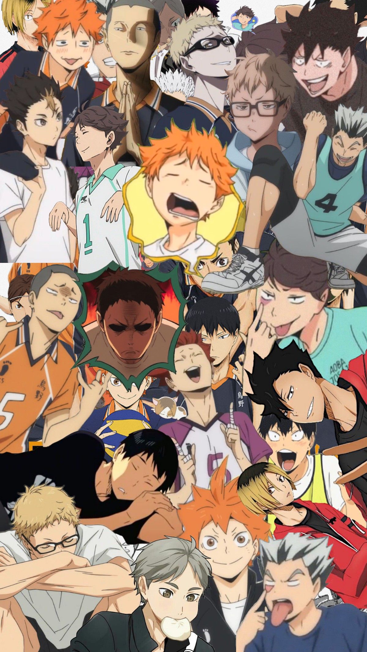 Chibi Haikyuu Characters Wallpapers