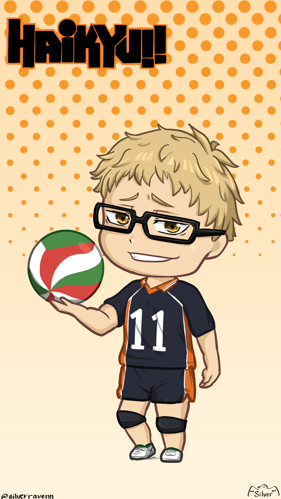 Chibi Haikyuu Characters Wallpapers