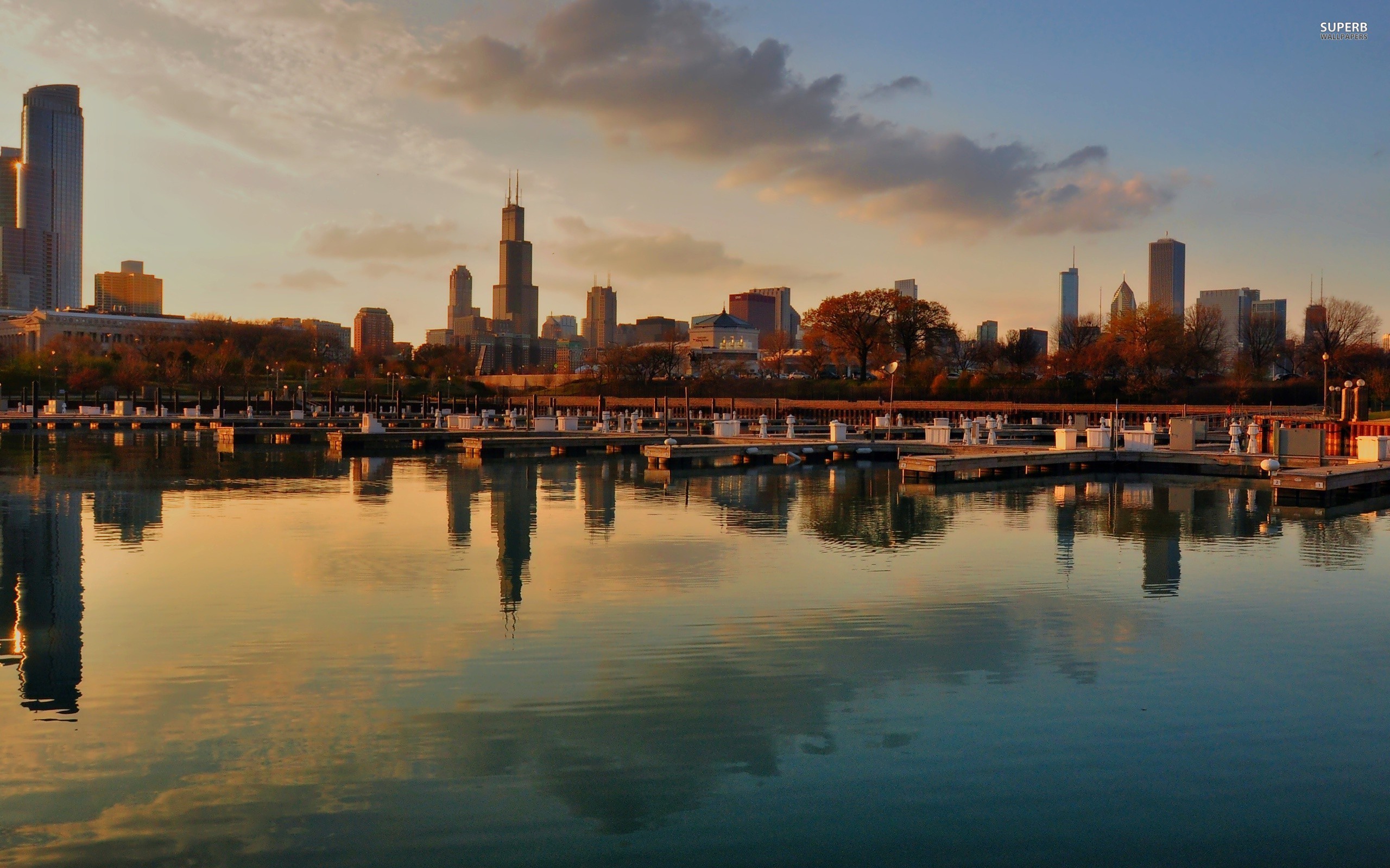 Chicago City Skyline Wallpapers