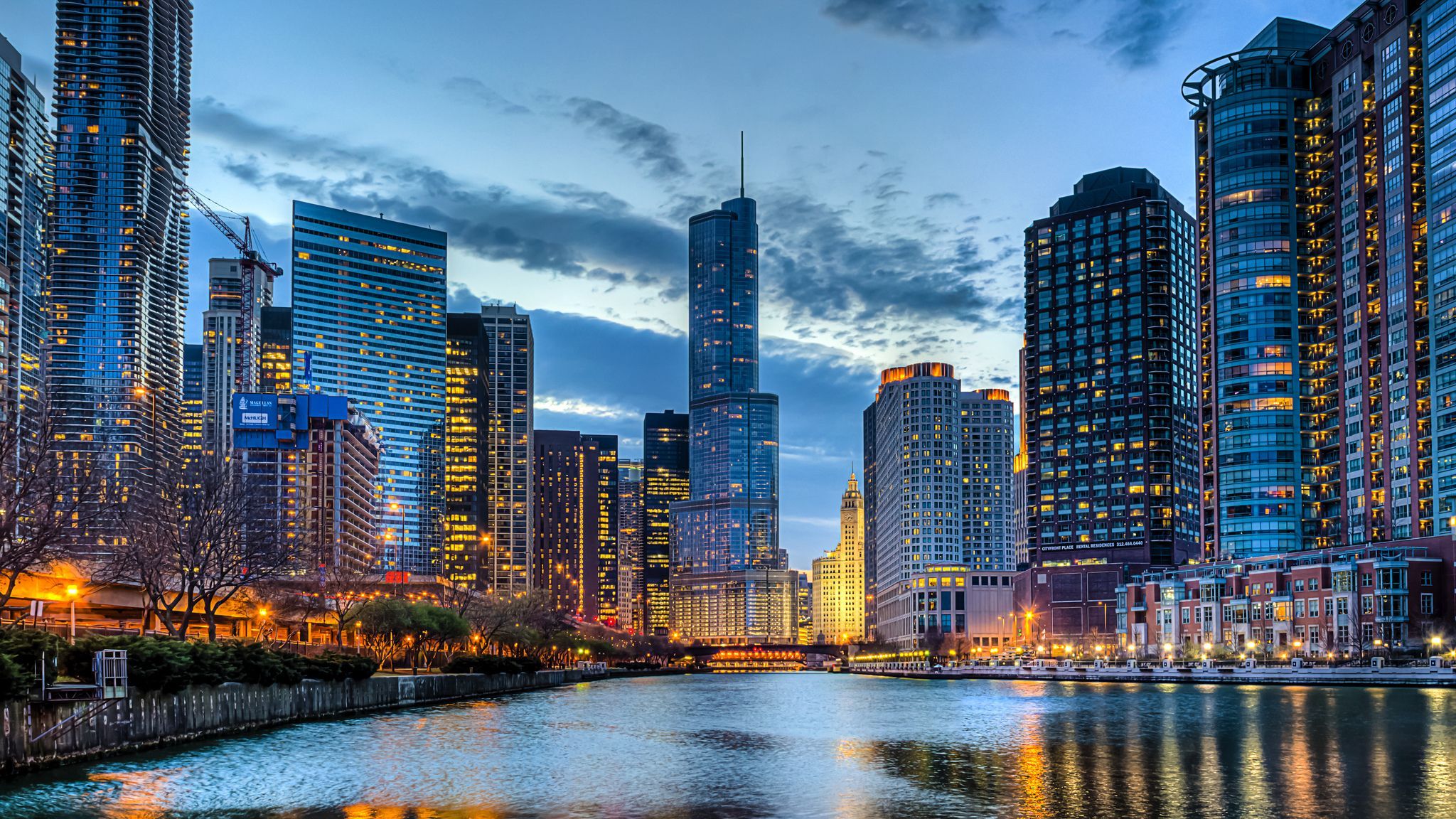 Chicago City Skyline Wallpapers