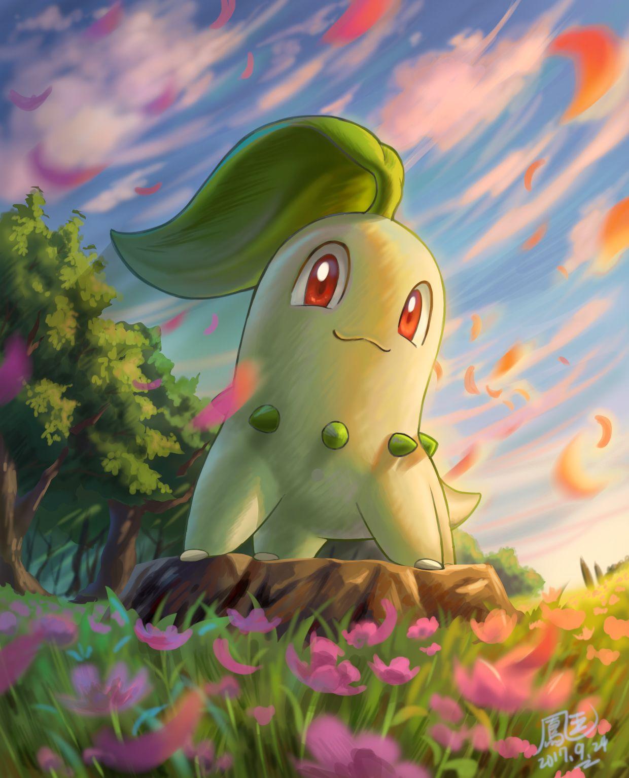 Chikorita Hd Wallpapers