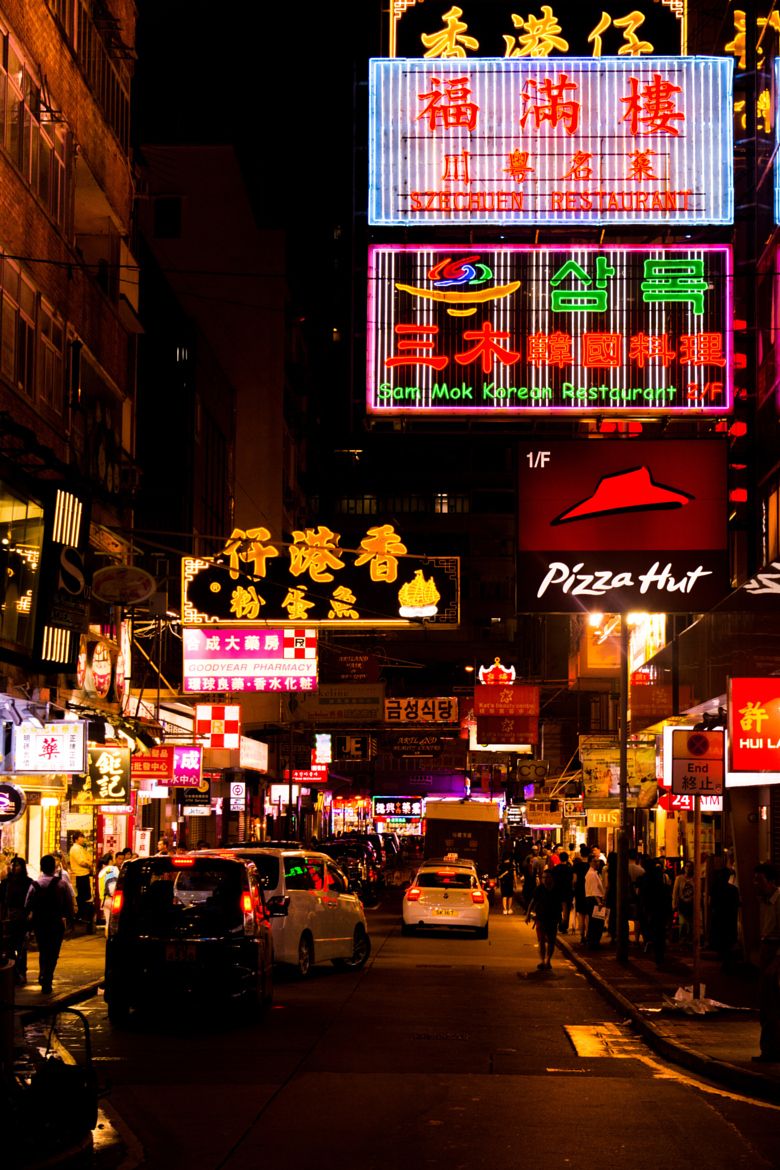 China Shanghai Neon City Lights Wallpapers