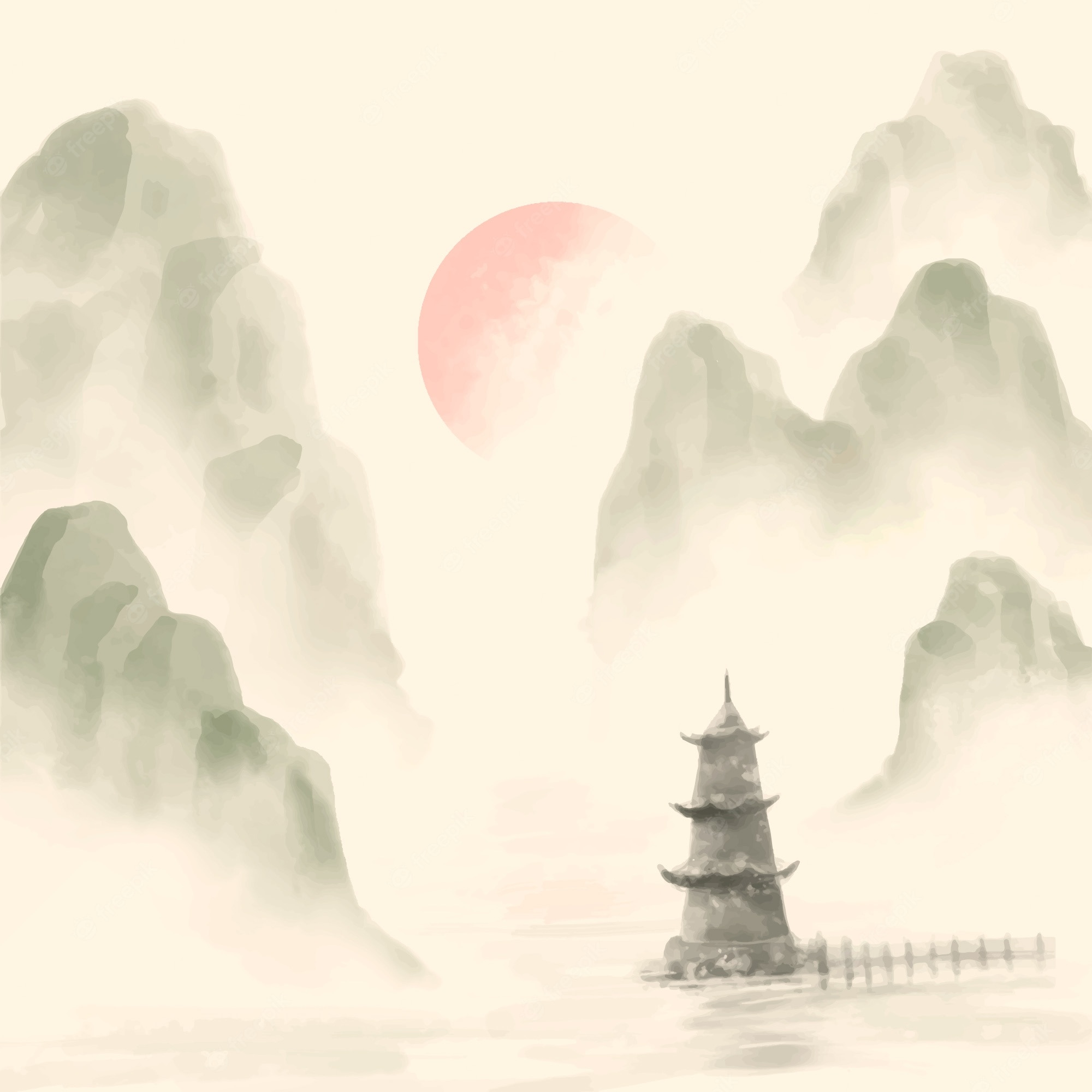 Chinese Art Background