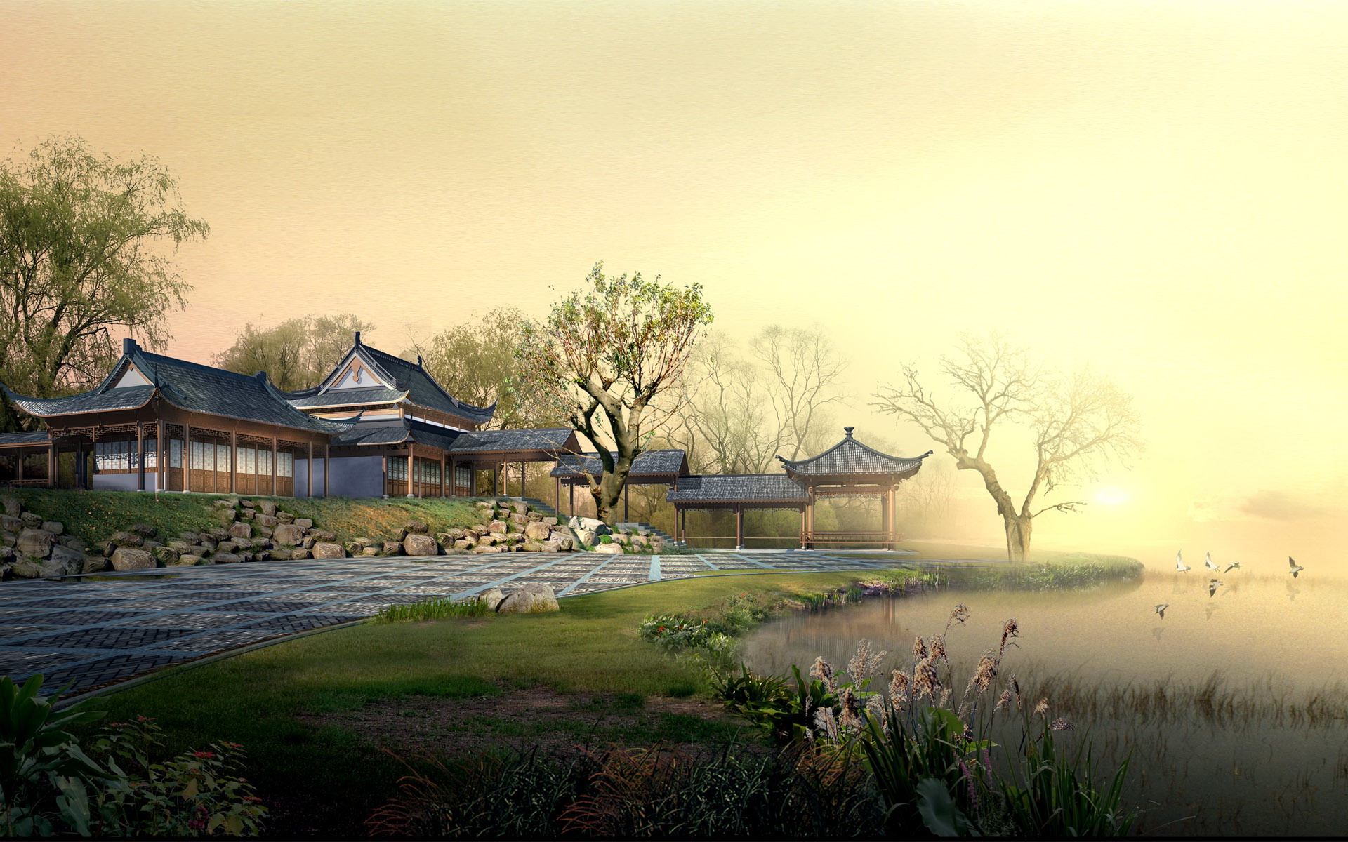 Chinese Art Background