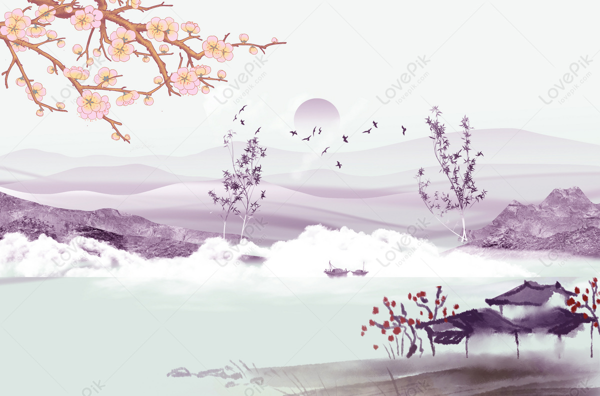 Chinese Landscape Background