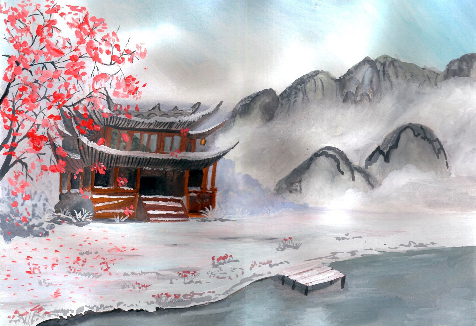 Chinese Landscape Background