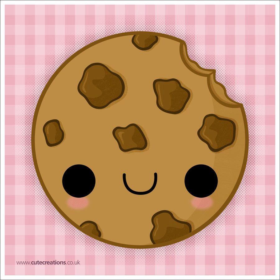 Chocolate Chip Cookie Cute Cookie Wallpapers