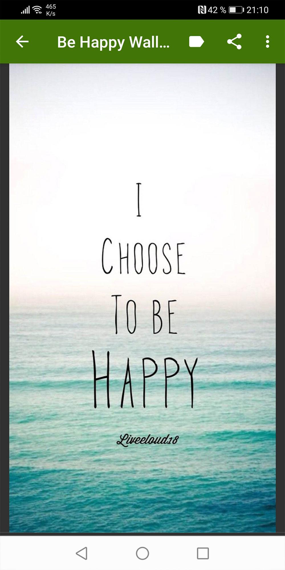 Choose Happy Wallpapers