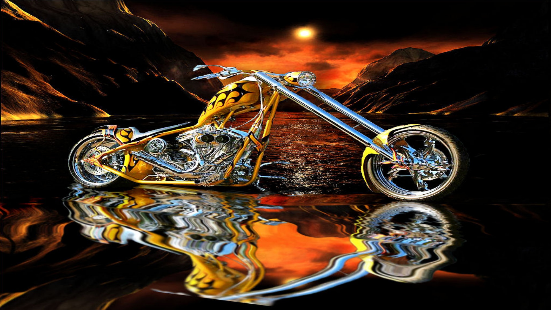 Chopper Motorcycle Wallpapers