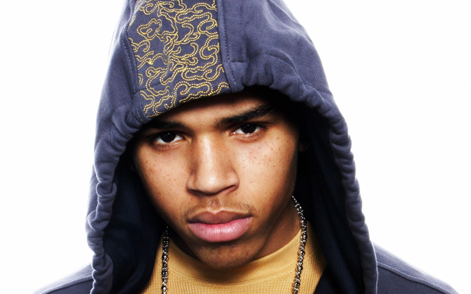 Chris Brown White Background