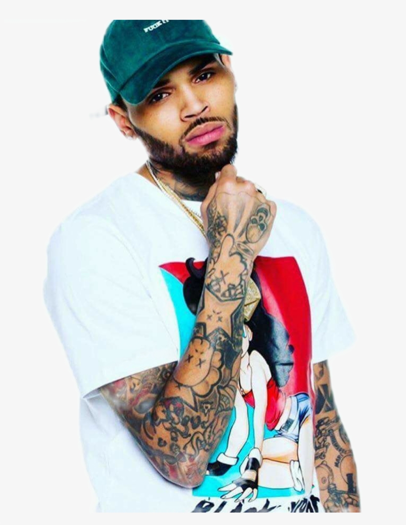 Chris Brown White Background