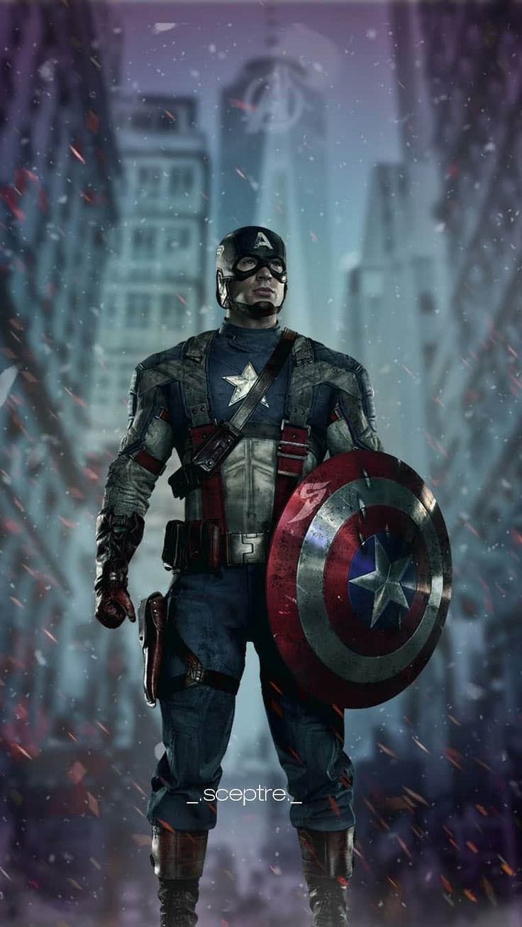 Chris Evans As Captain America Wallpapers