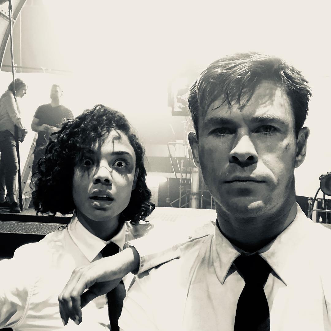 Chris Hemsworth And Tessa Thompson Men In Black 4 Wallpapers