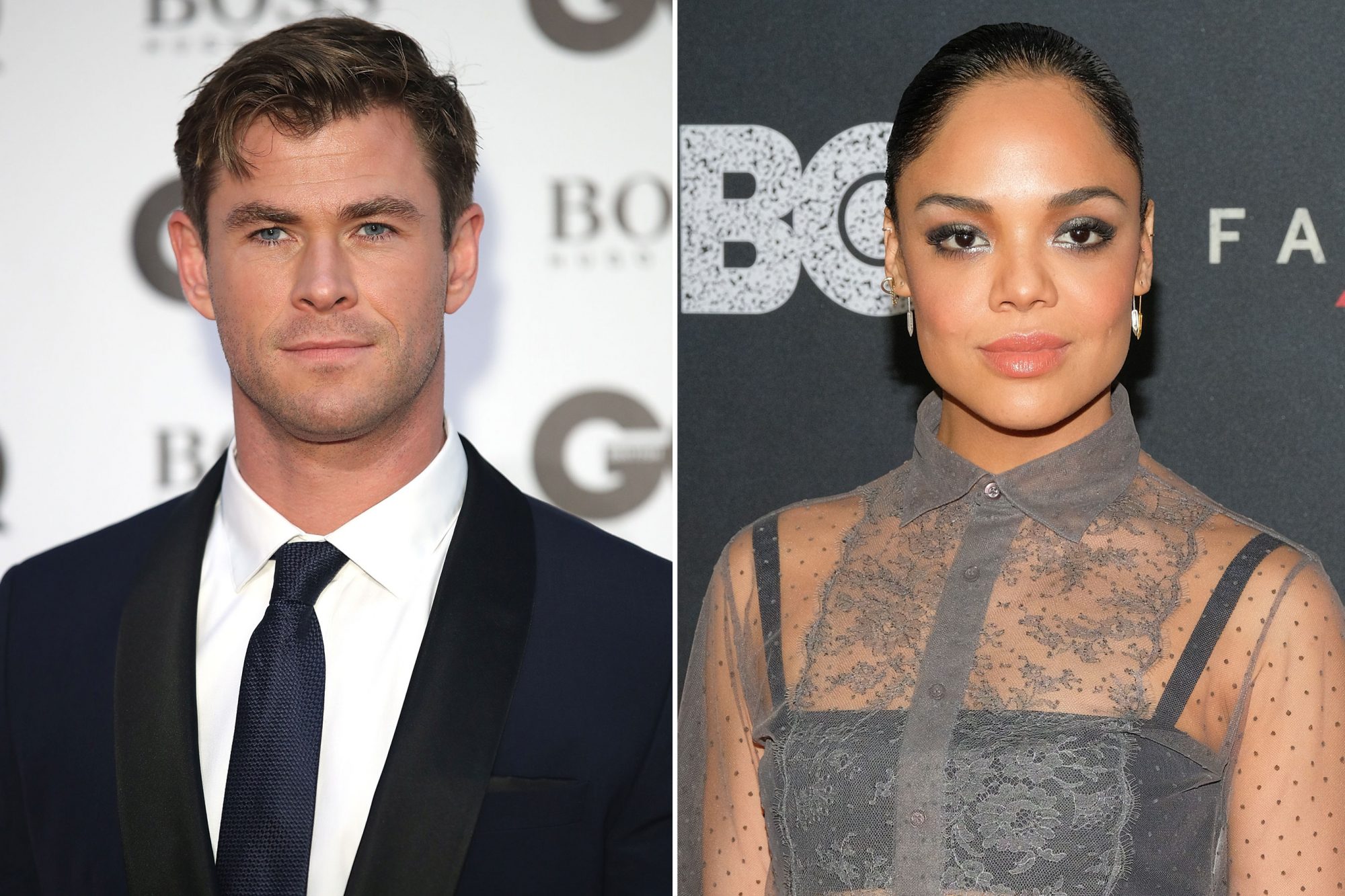 Chris Hemsworth And Tessa Thompson Men In Black 4 Wallpapers