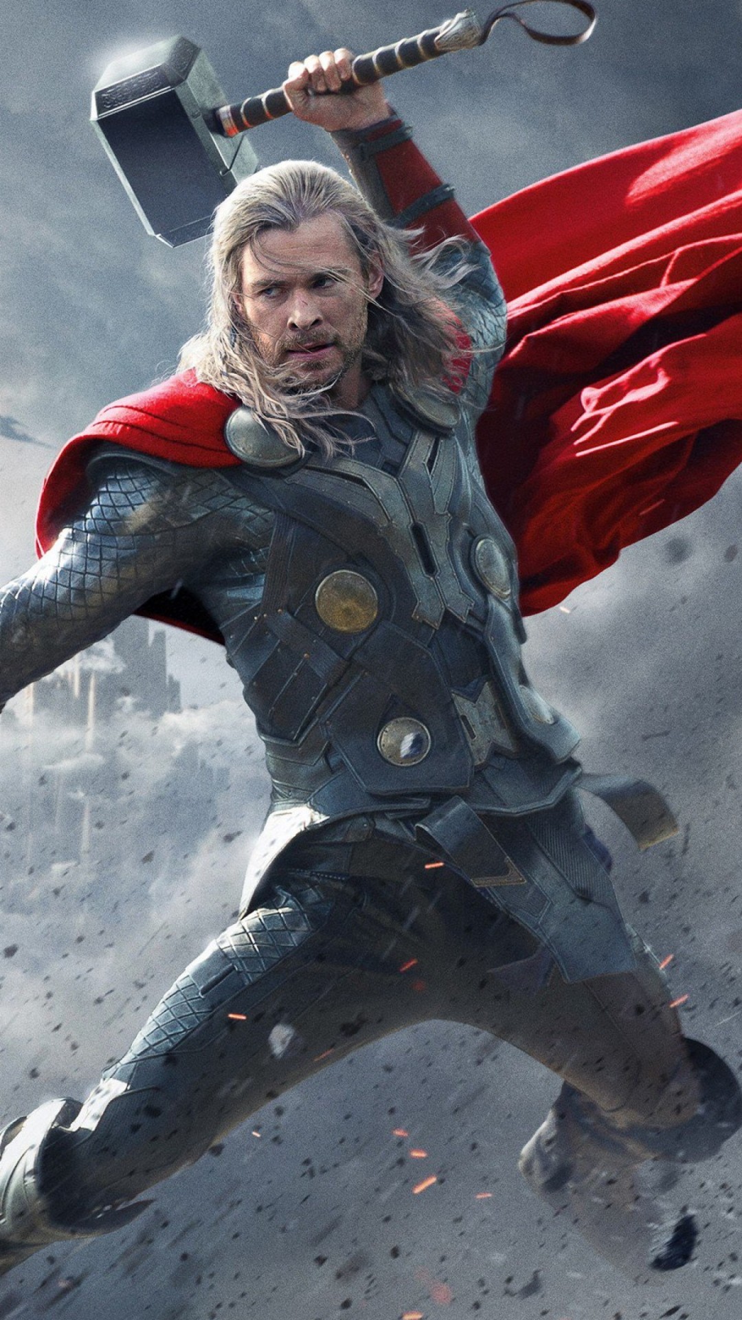 Chris Hemsworth As Thor In Avengers Wallpapers