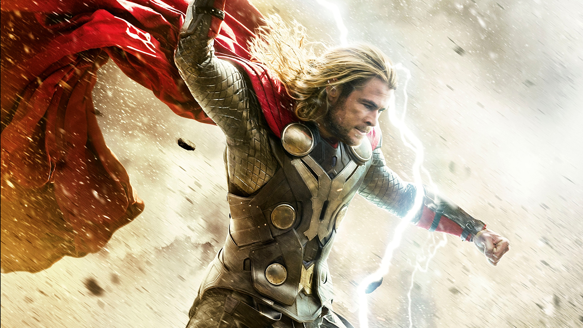 Chris Hemsworth As Thor In Avengers Wallpapers