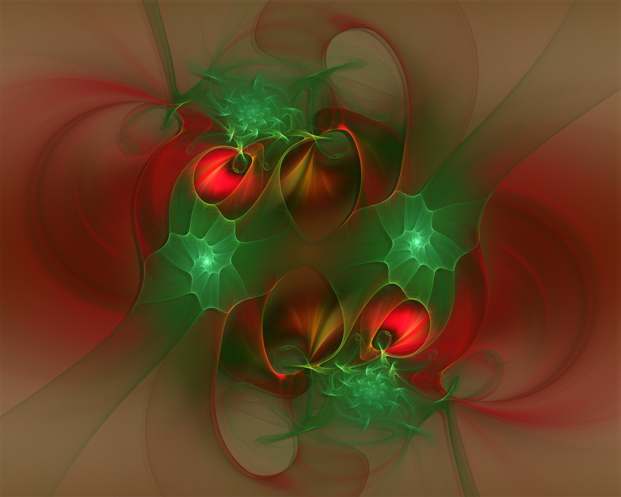 Christmas Abstract Art Wallpapers