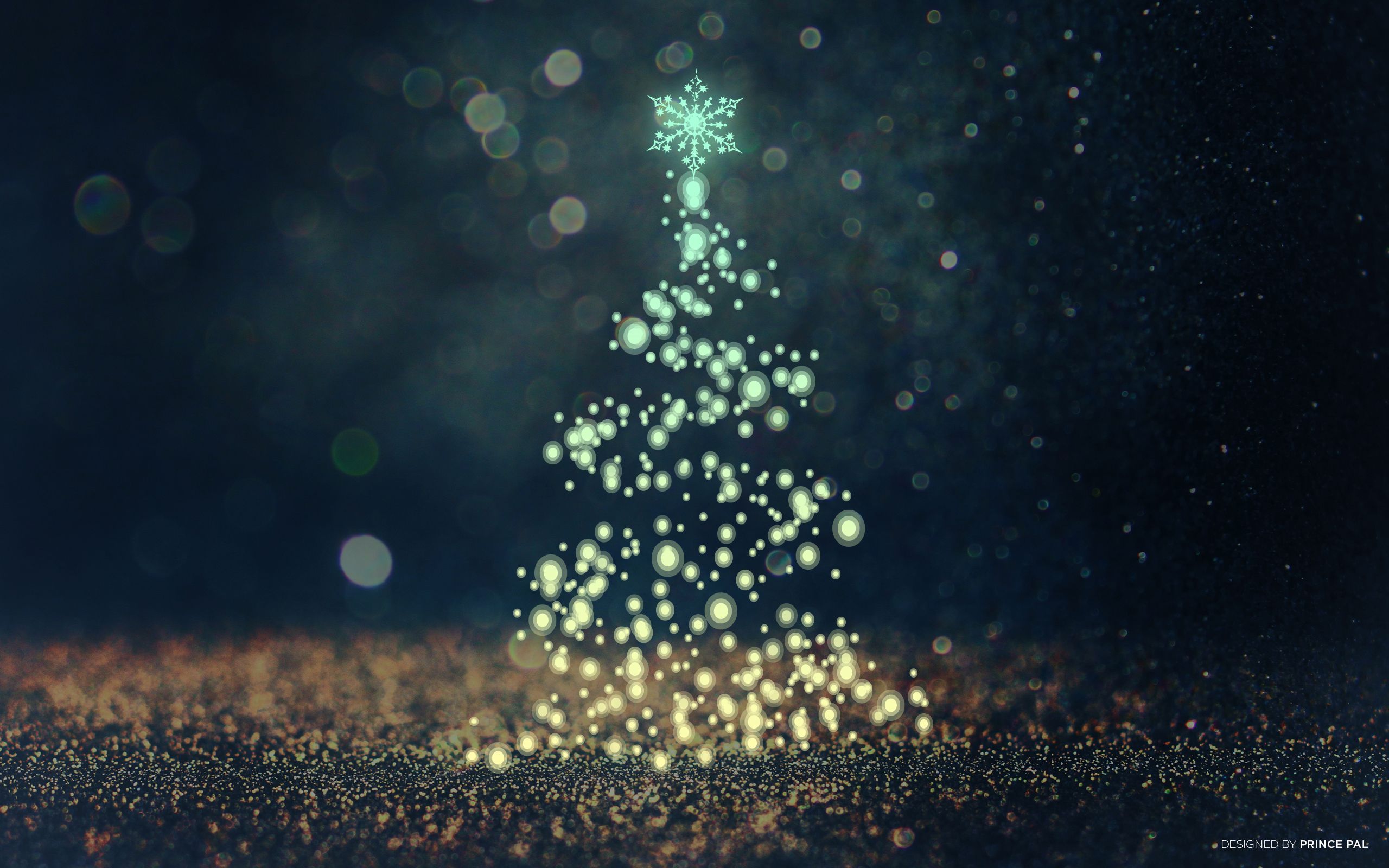 Christmas Abstract Art Wallpapers