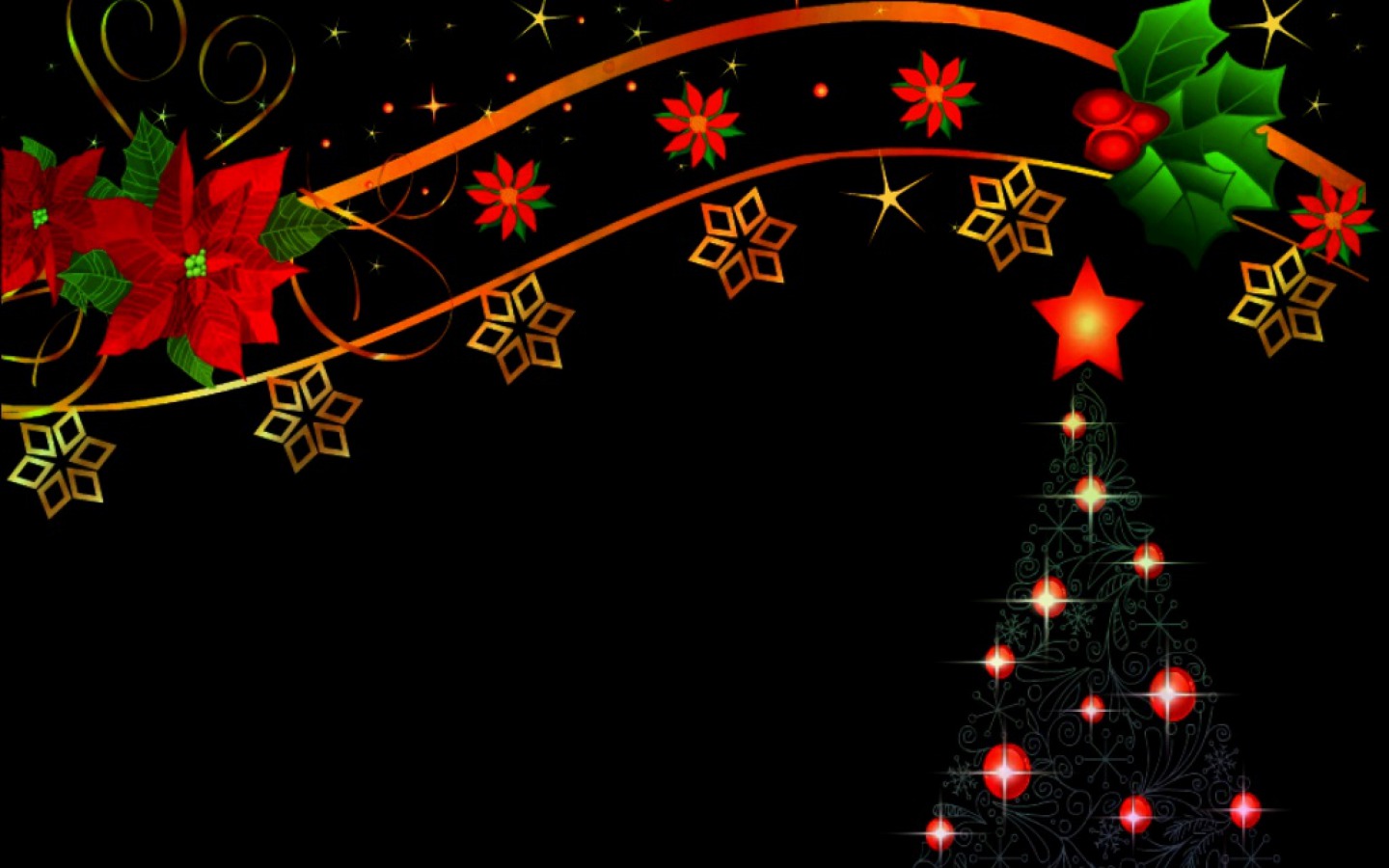 Christmas Abstract Art Wallpapers