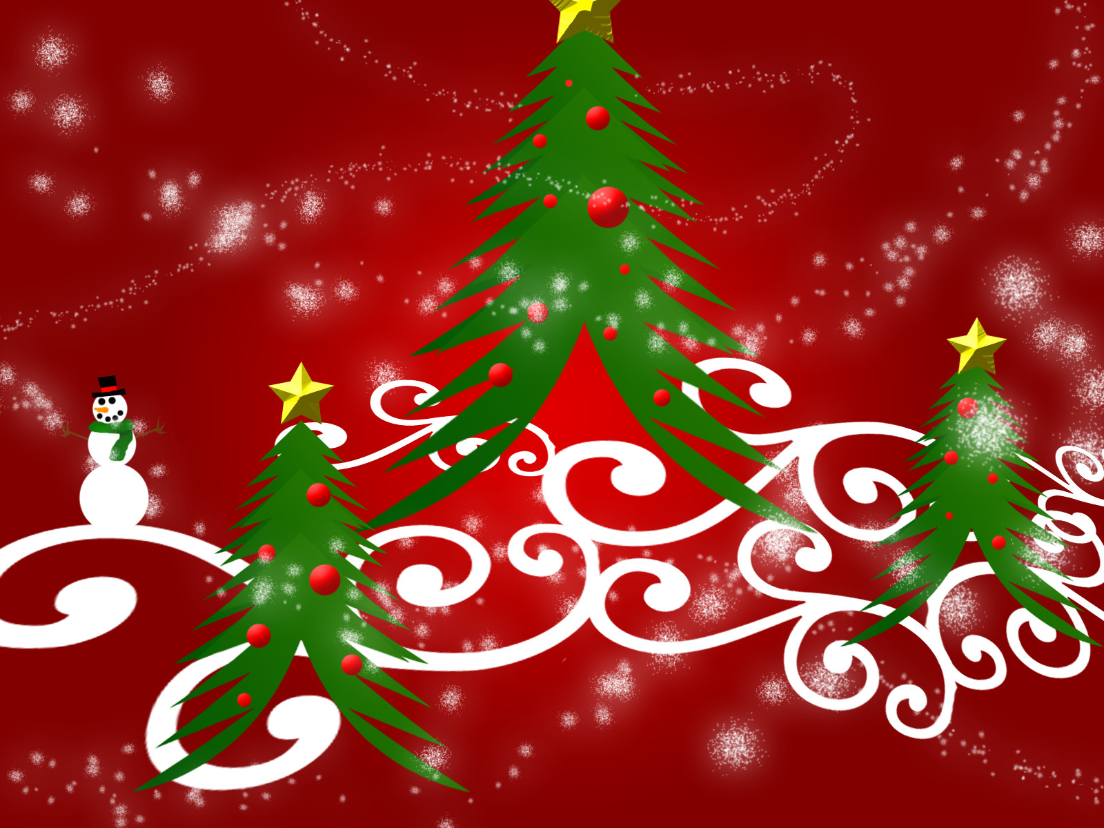 Christmas Abstract Art Wallpapers