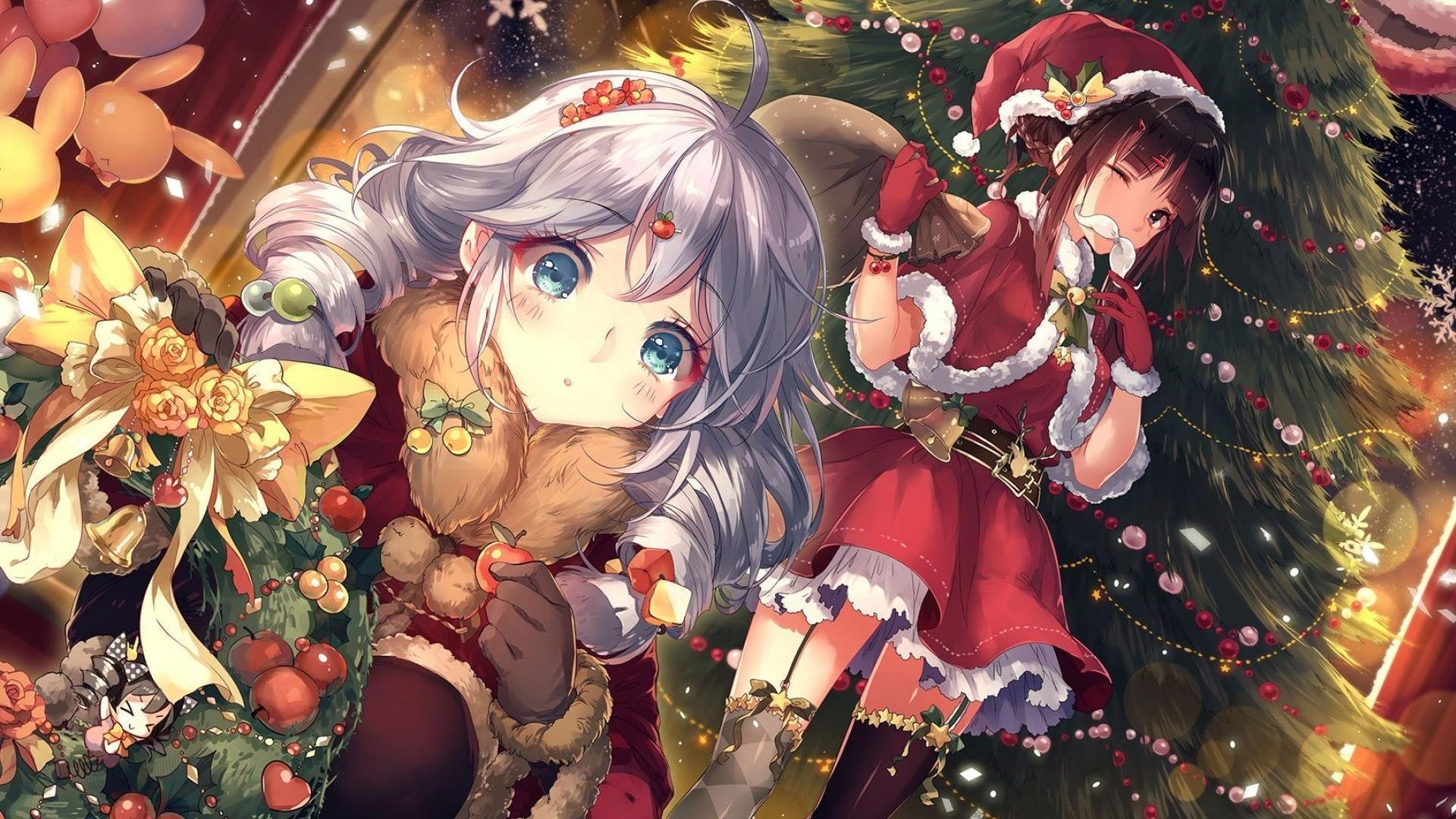 Christmas Anime Girl Wallpapers