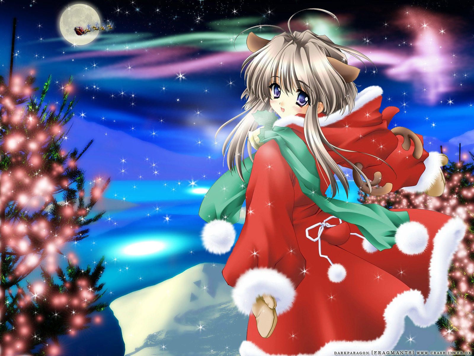 Christmas Anime Girl Wallpapers