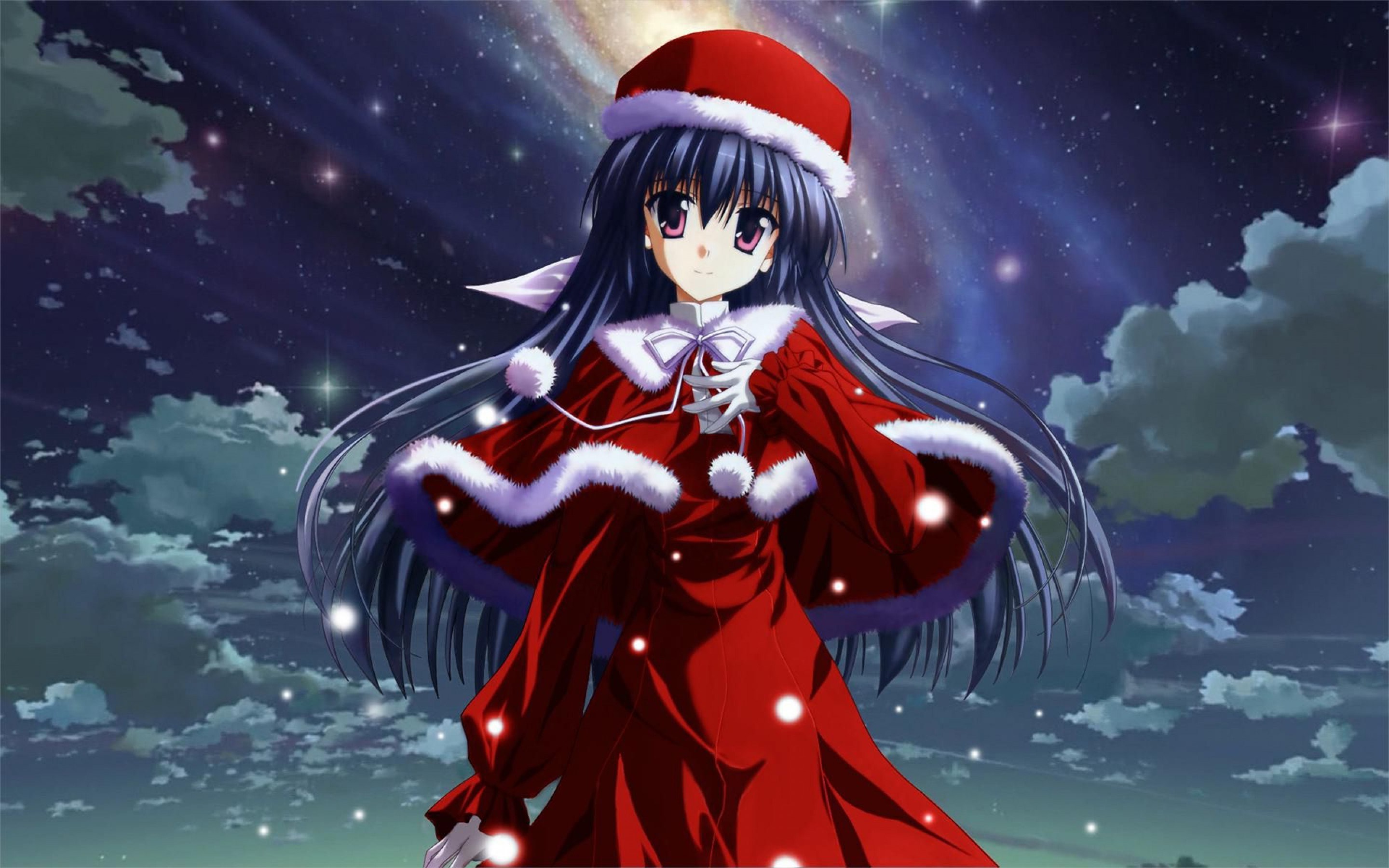 Christmas Anime Girl Wallpapers