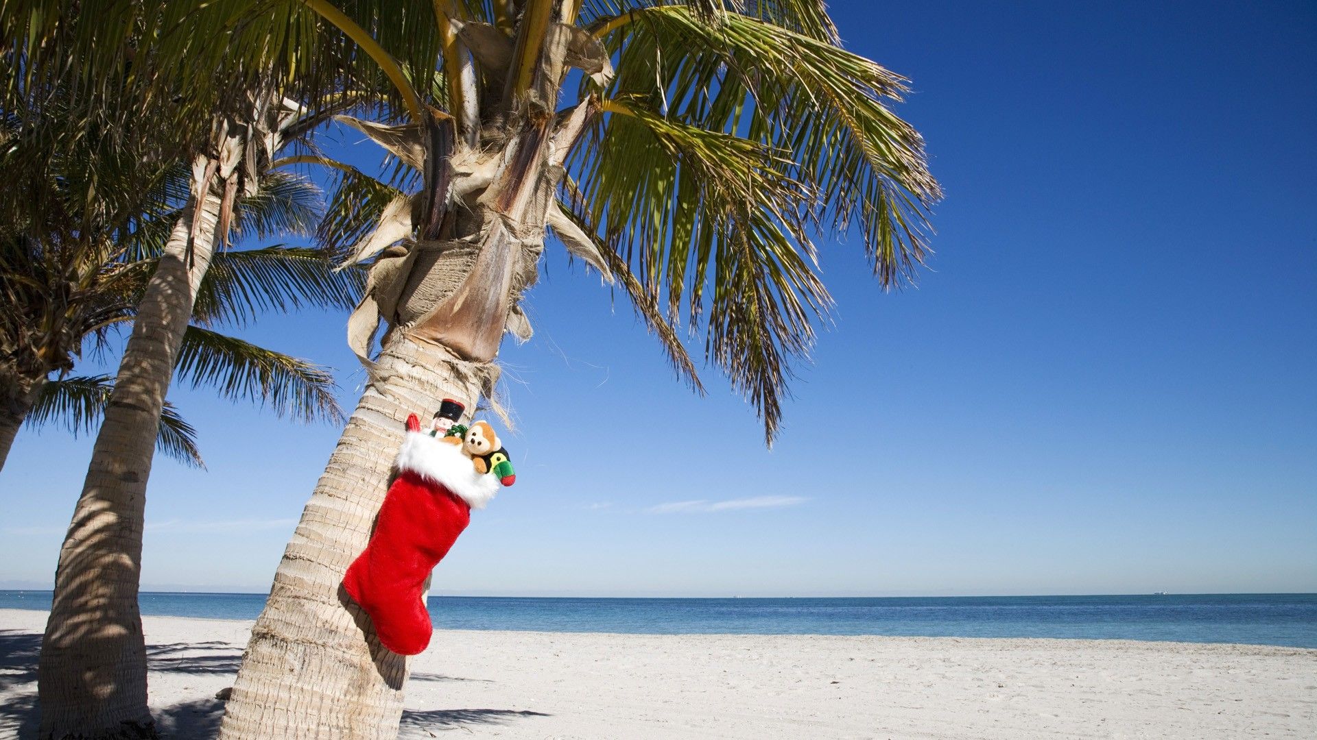 Christmas Beach Wallpapers