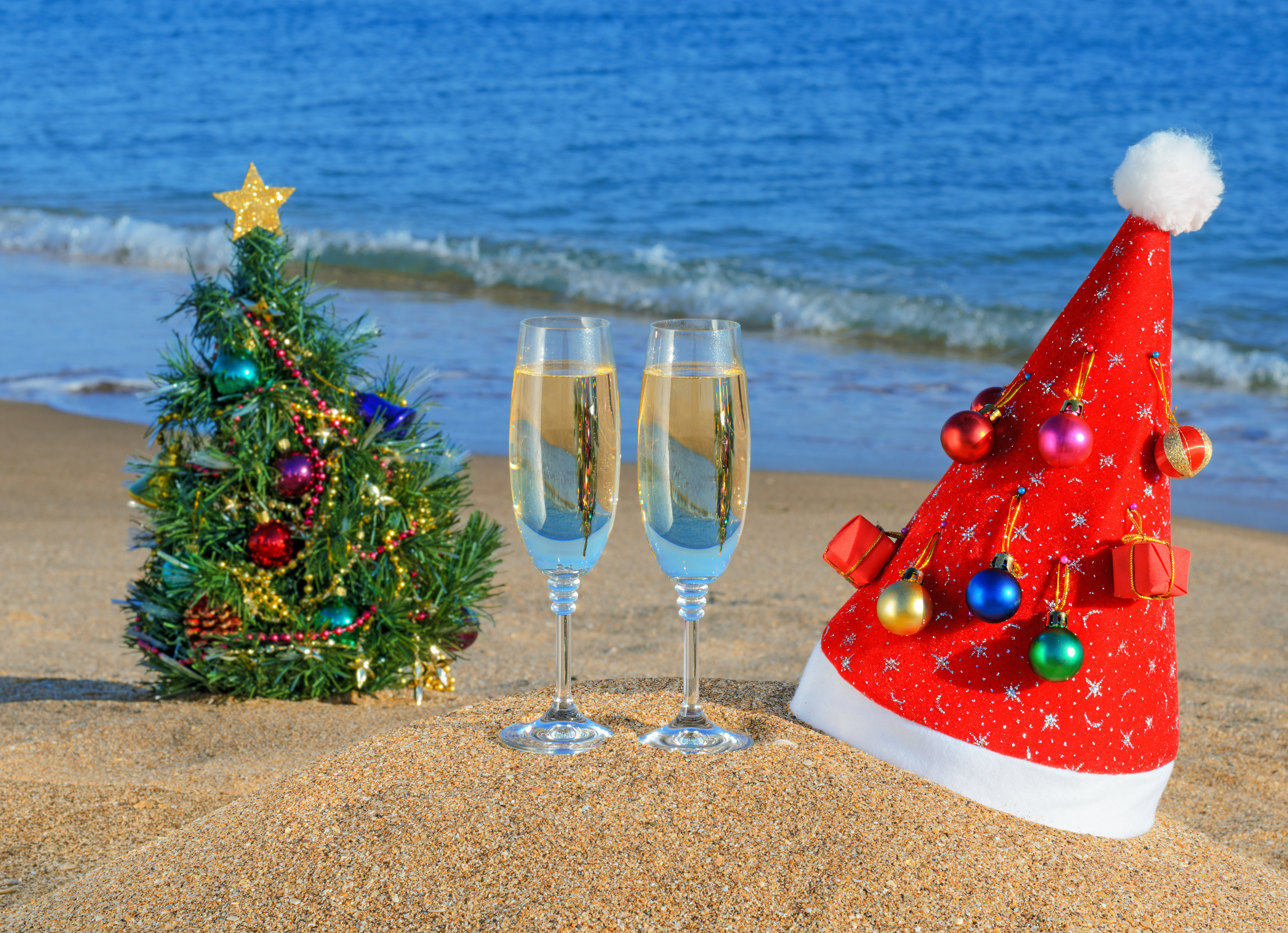 Christmas Beach Wallpapers