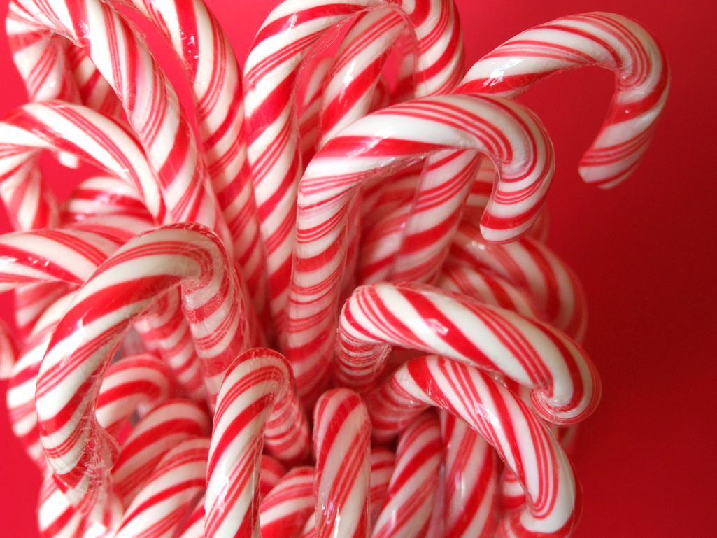 Christmas Candy Canes Wallpapers