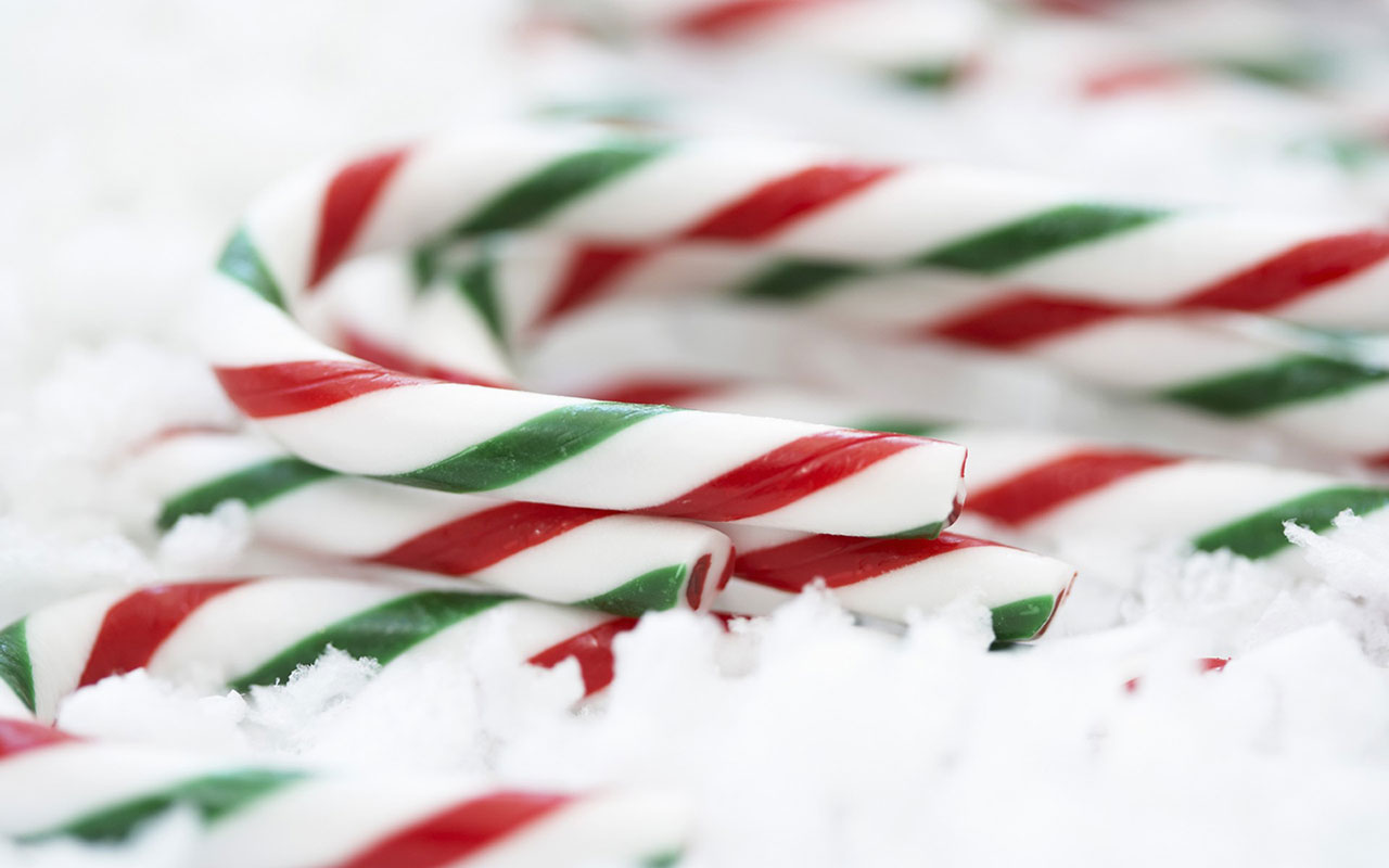 Christmas Candy Canes Wallpapers