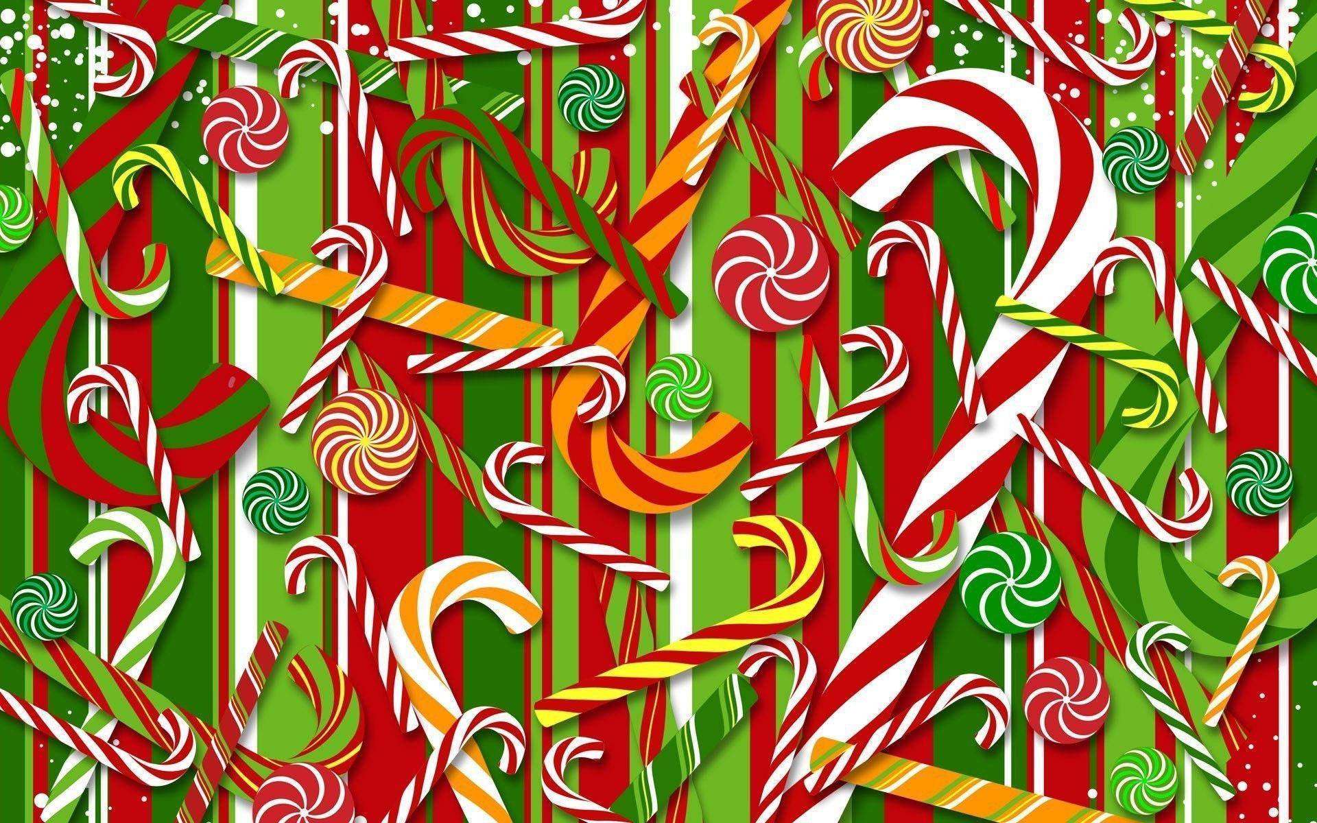 Christmas Candy Canes Wallpapers