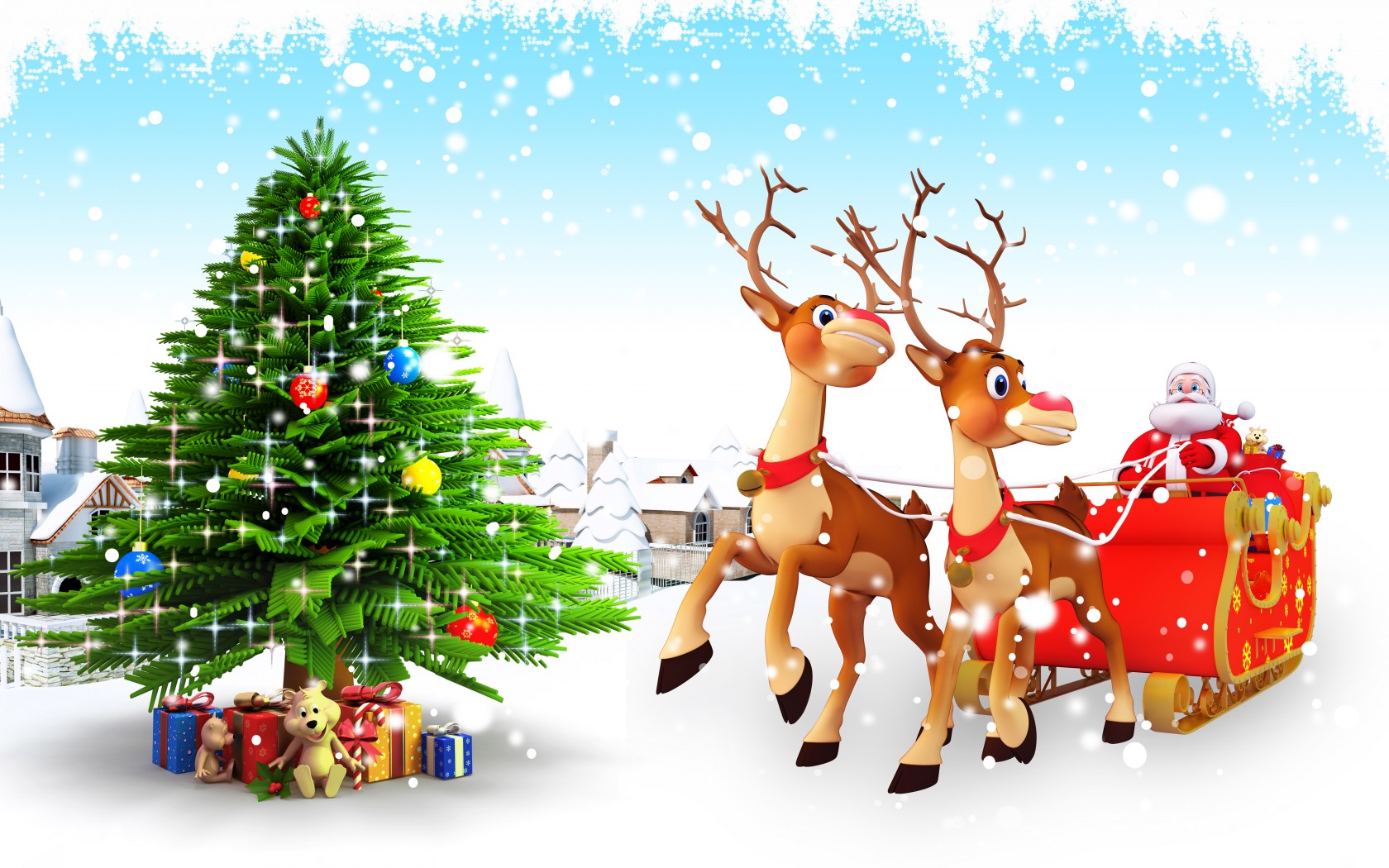 Christmas Cartoon Wallpapers