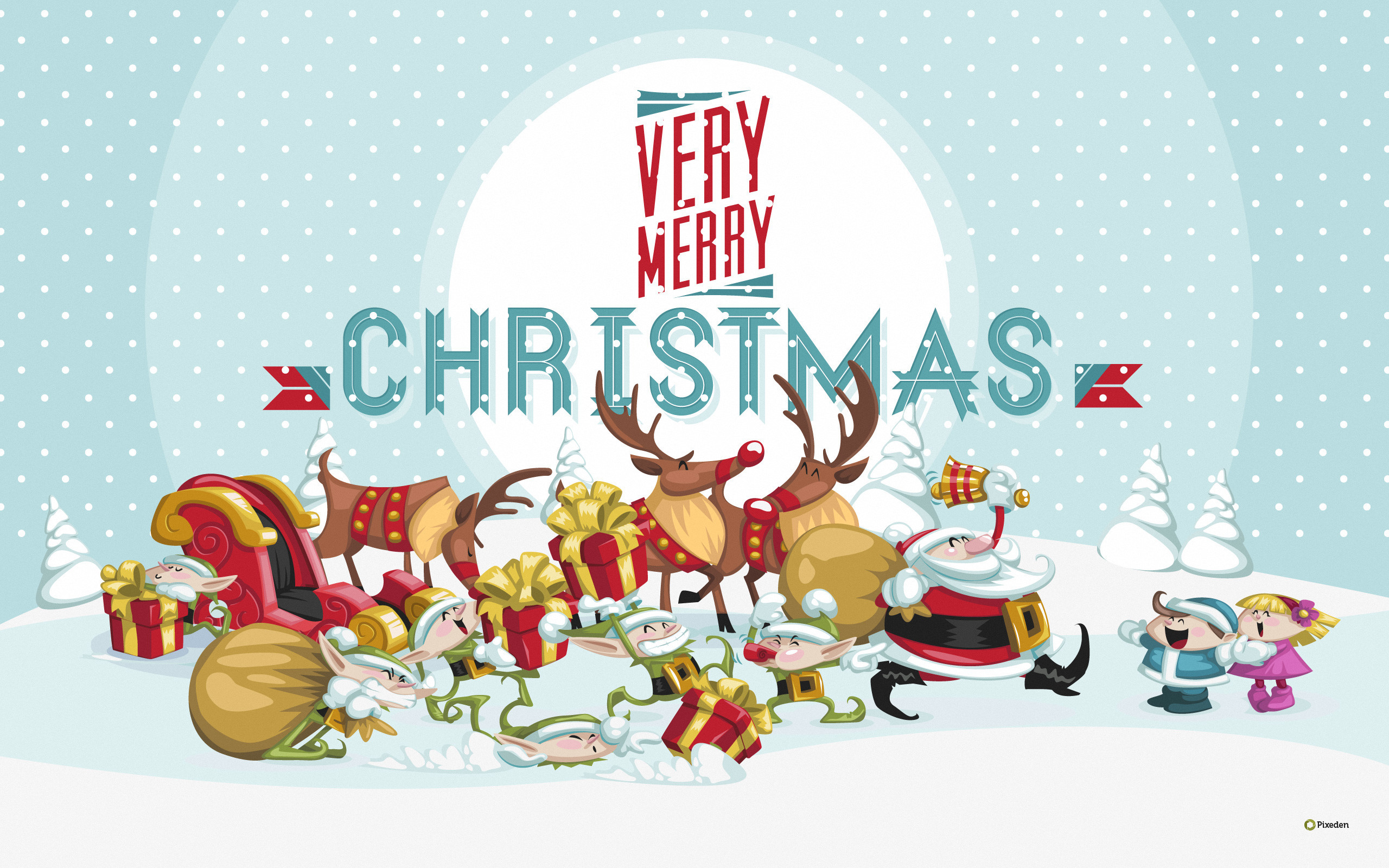 Christmas Cartoon Wallpapers