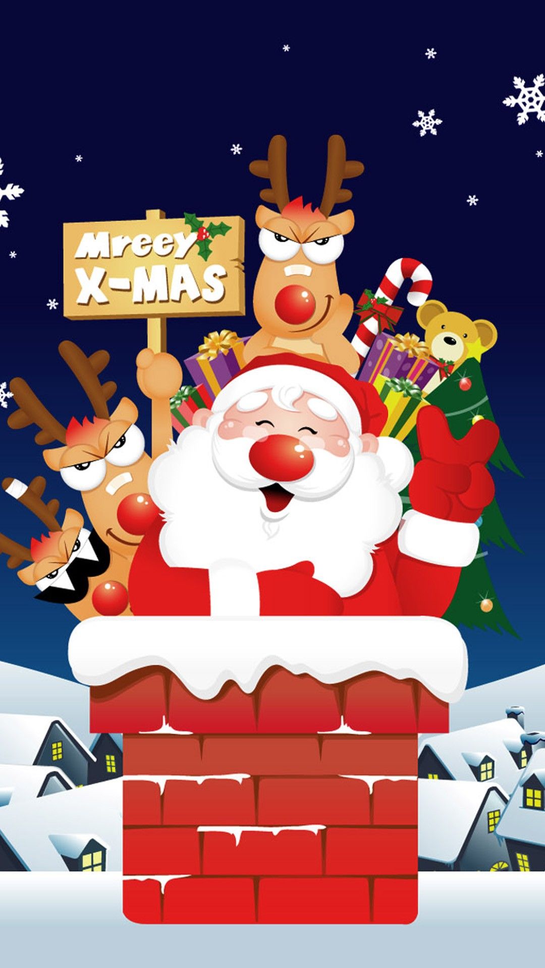 Christmas Cartoon Wallpapers