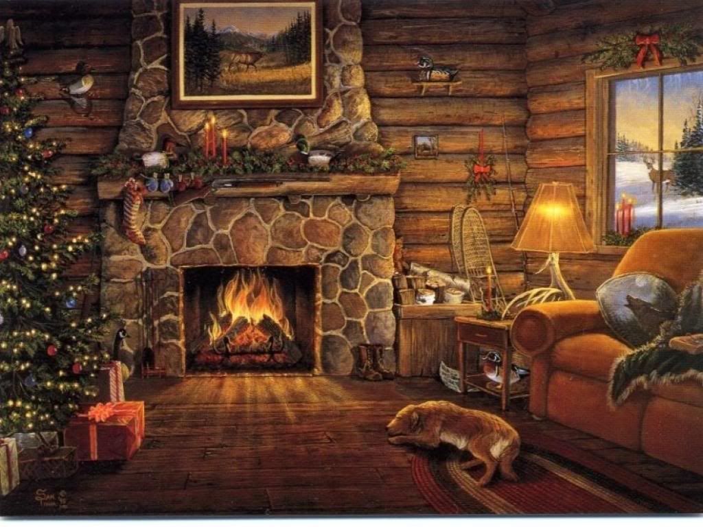Christmas Chimney Wallpapers