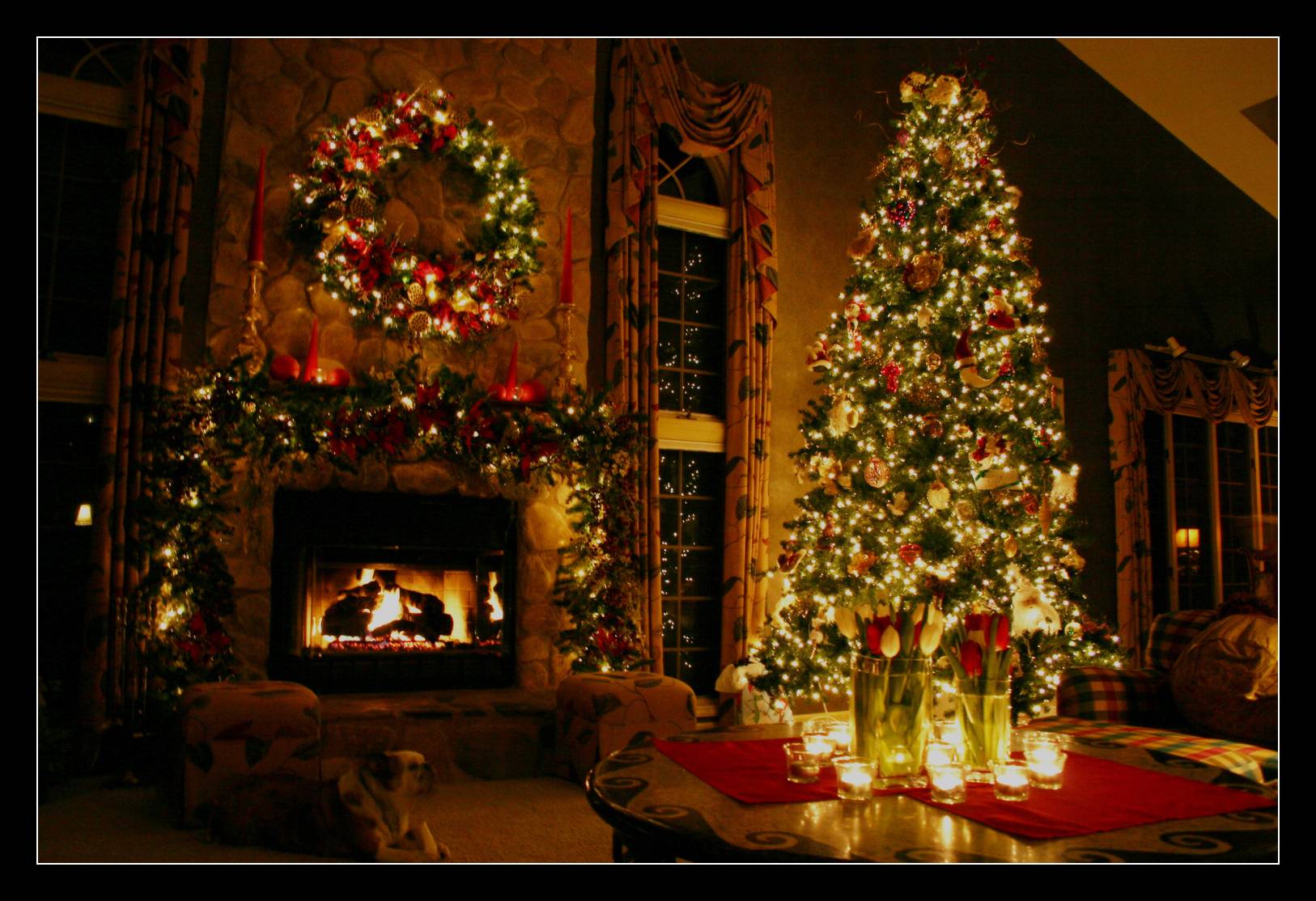 Christmas Chimney Wallpapers