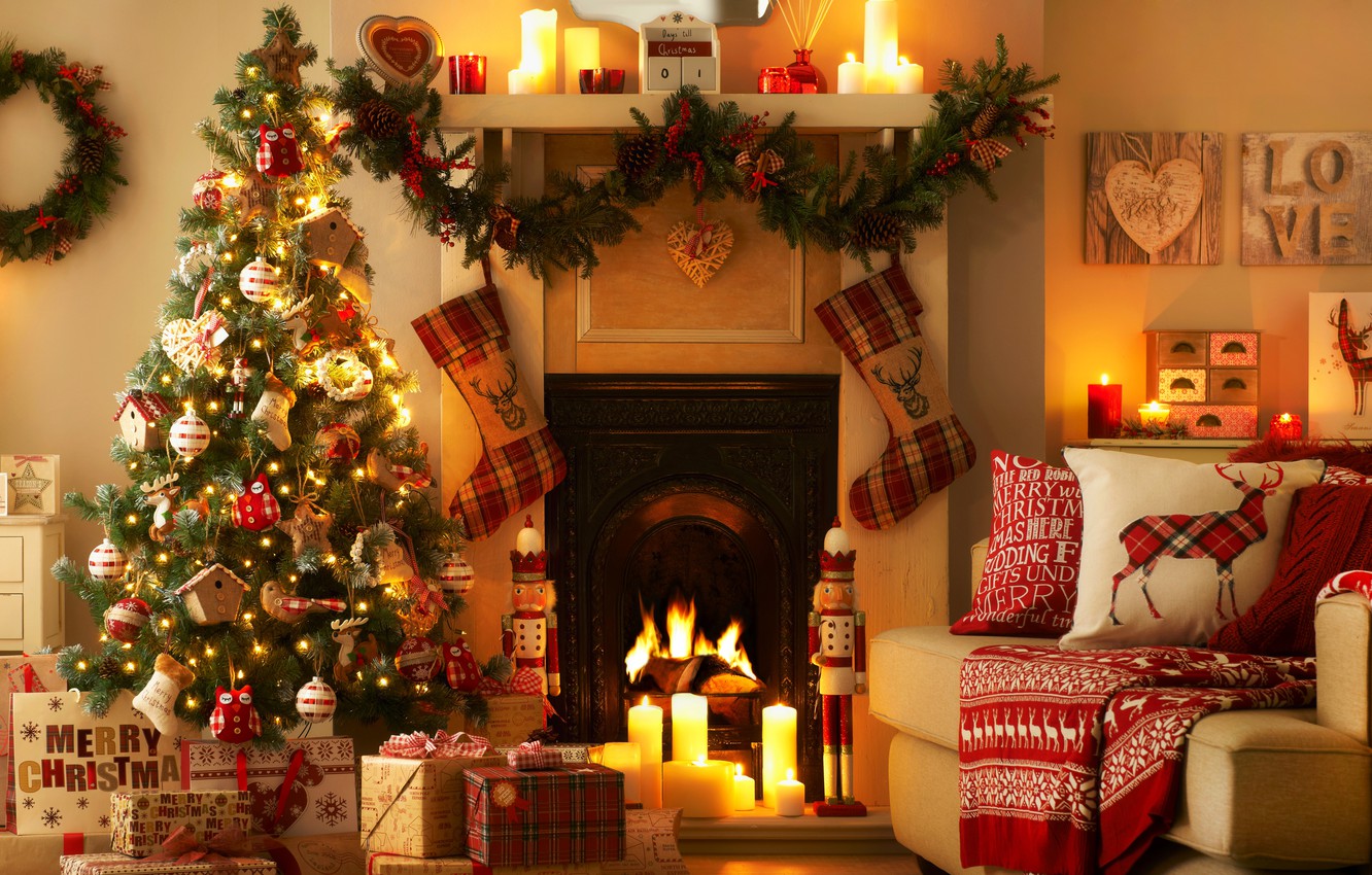 Christmas Chimney Wallpapers