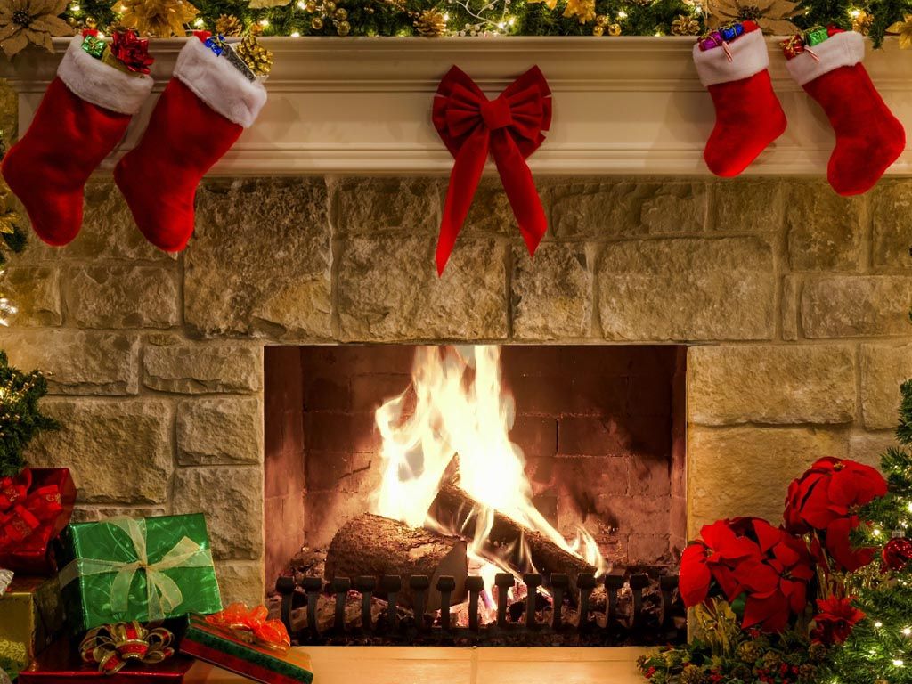 Christmas Chimney Wallpapers