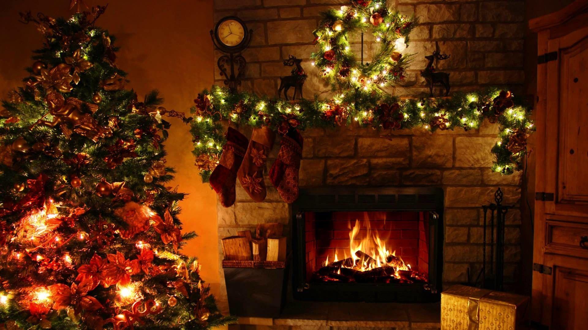 Christmas Chimney Wallpapers