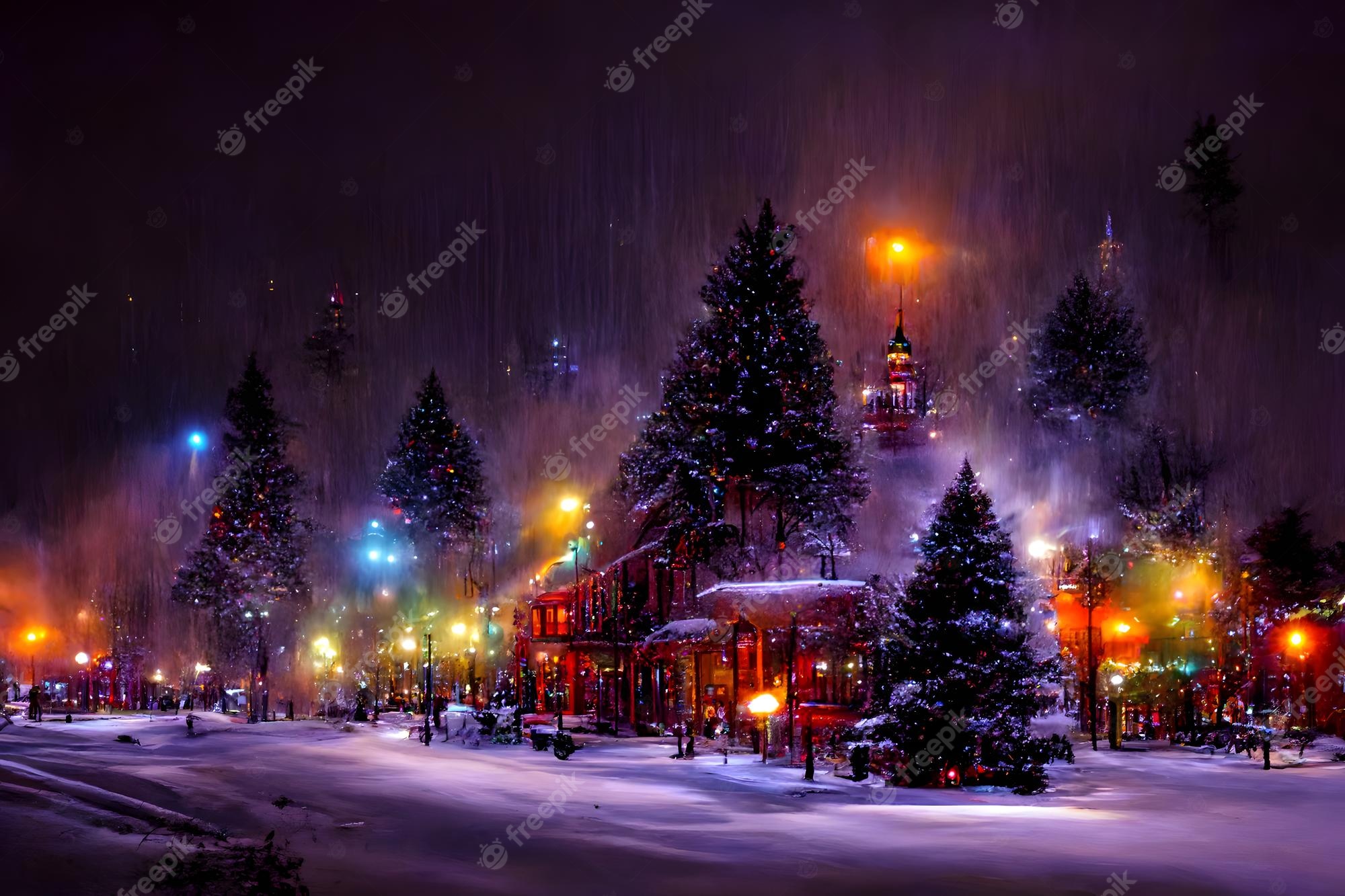 Christmas City Wallpapers