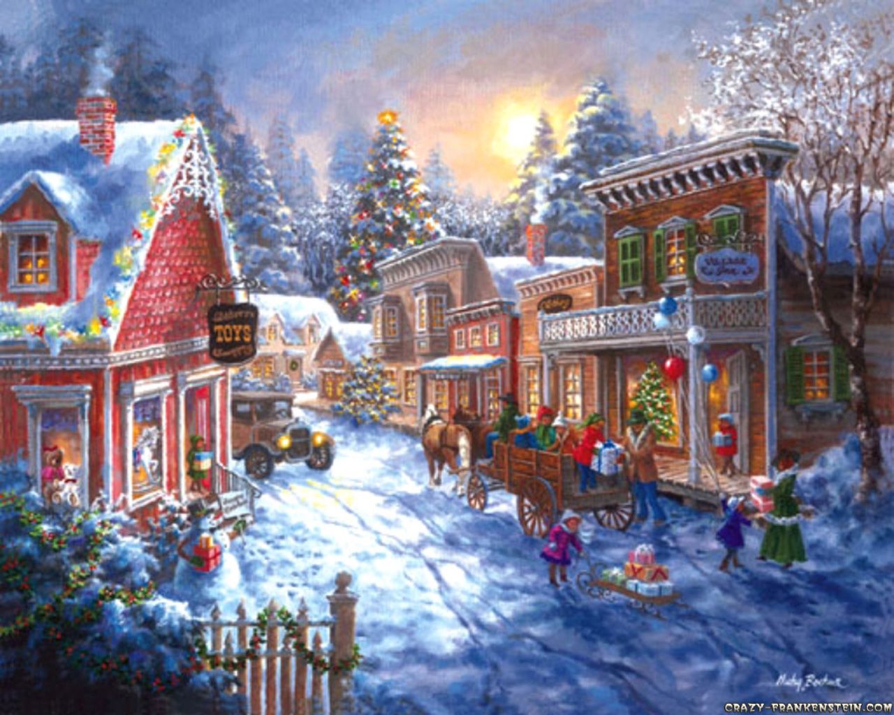 Christmas City Wallpapers